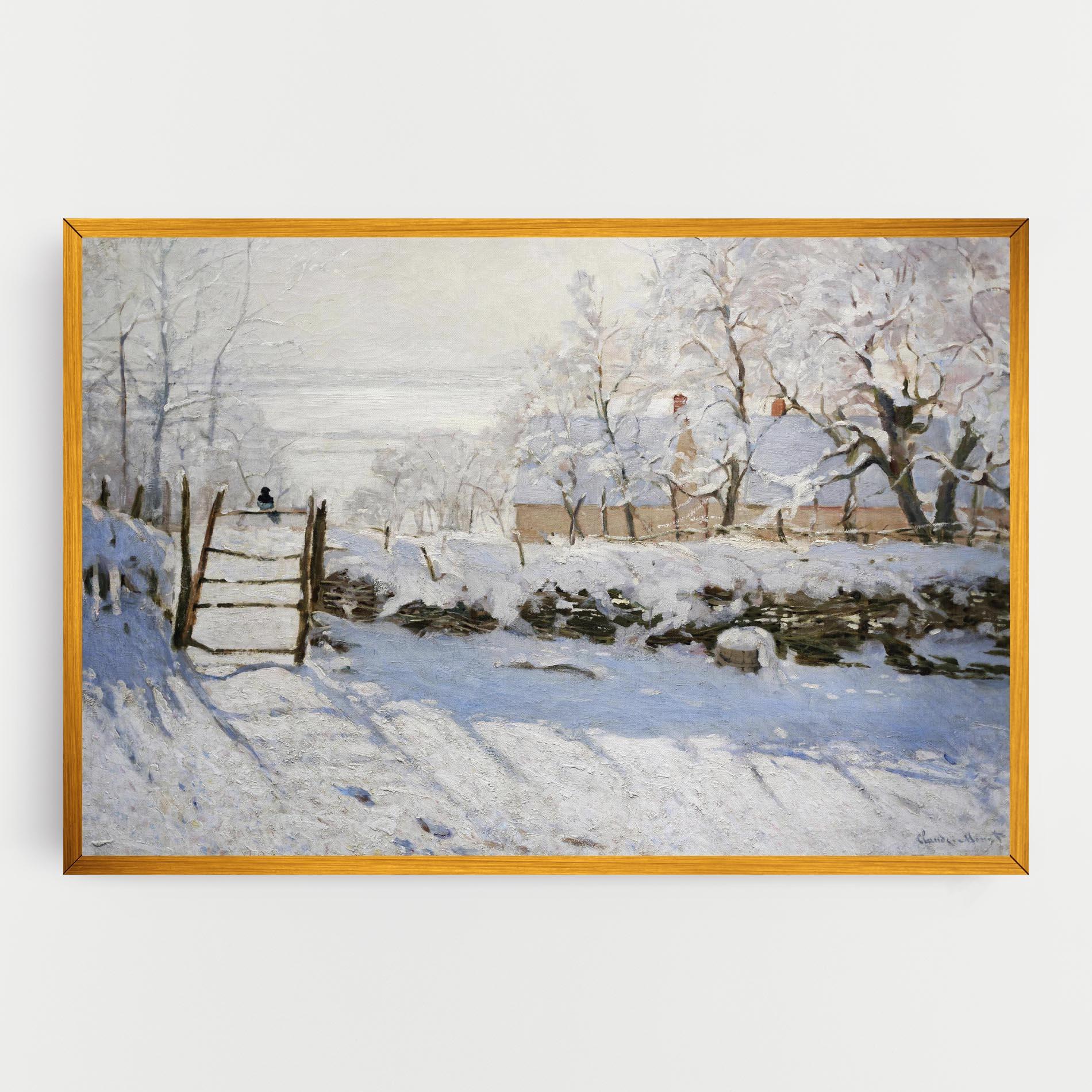 Tablou Canvas The Magpie mockup 0