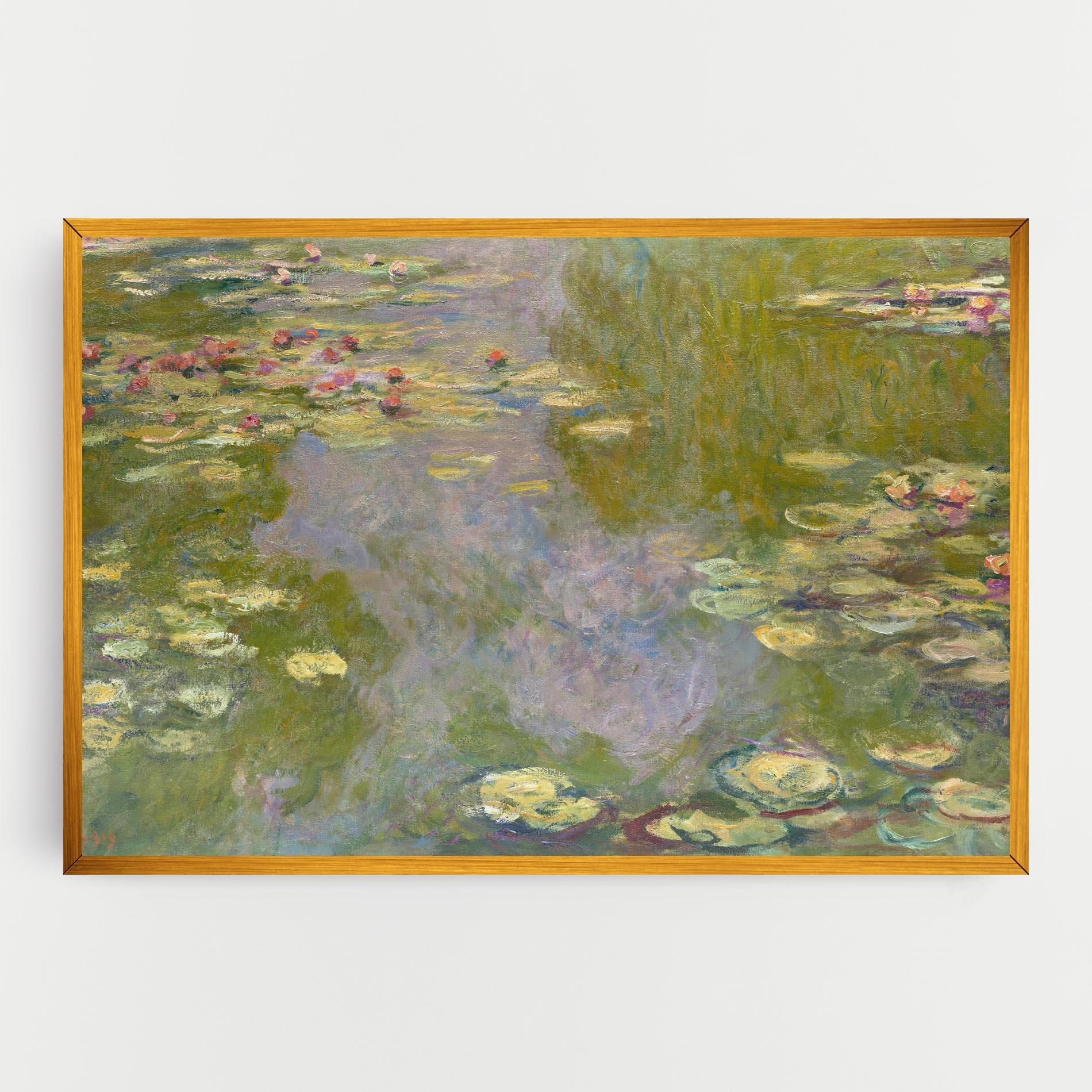 Tablou Canvas Water Lilies Monet mockup 0
