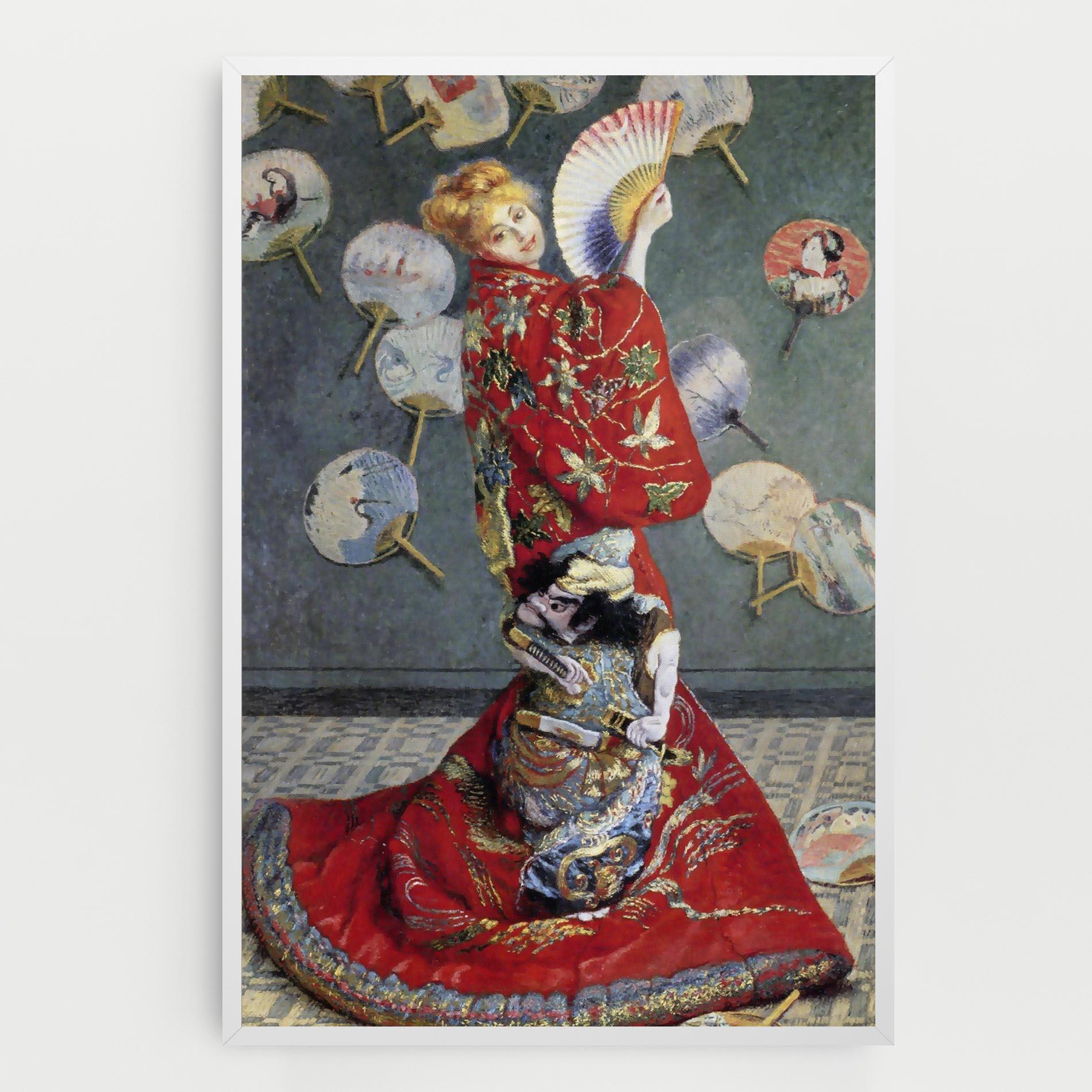 Tablou Canvas Camille Monet In Japanese Costume mockup 0