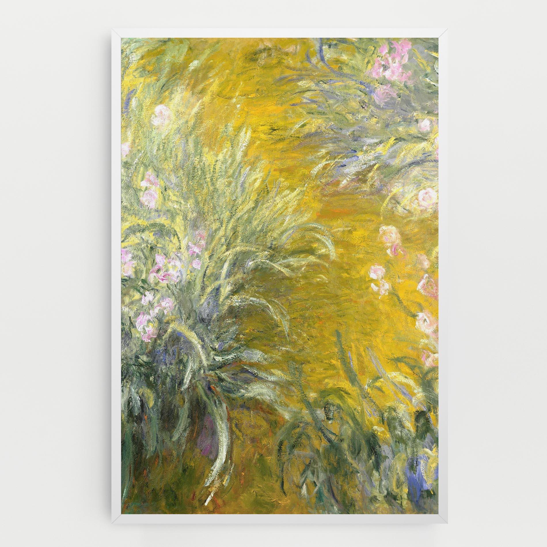 Tablou Canvas Path Through The Irises mockup 0