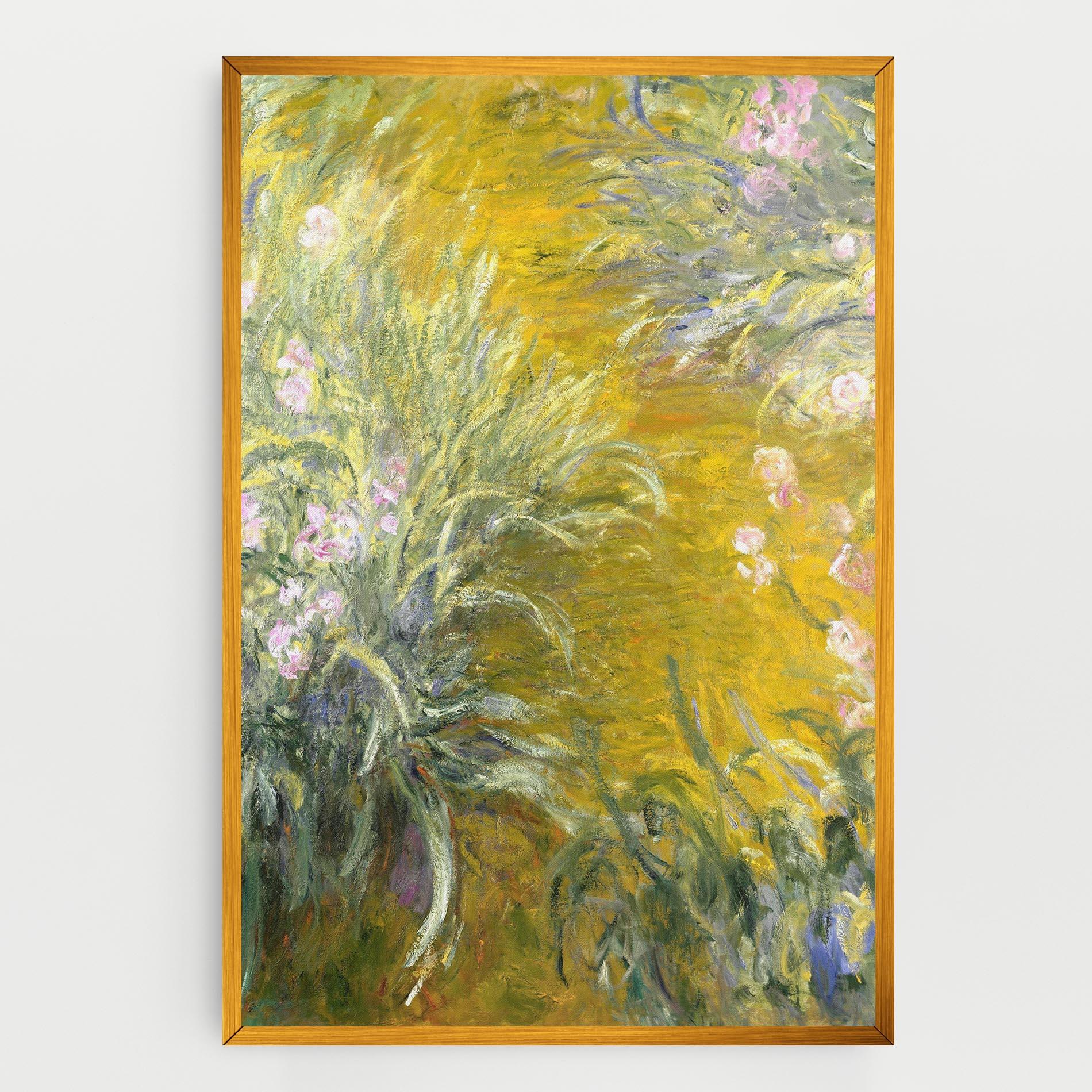 Tablou Canvas Path Through The Irises mockup 0