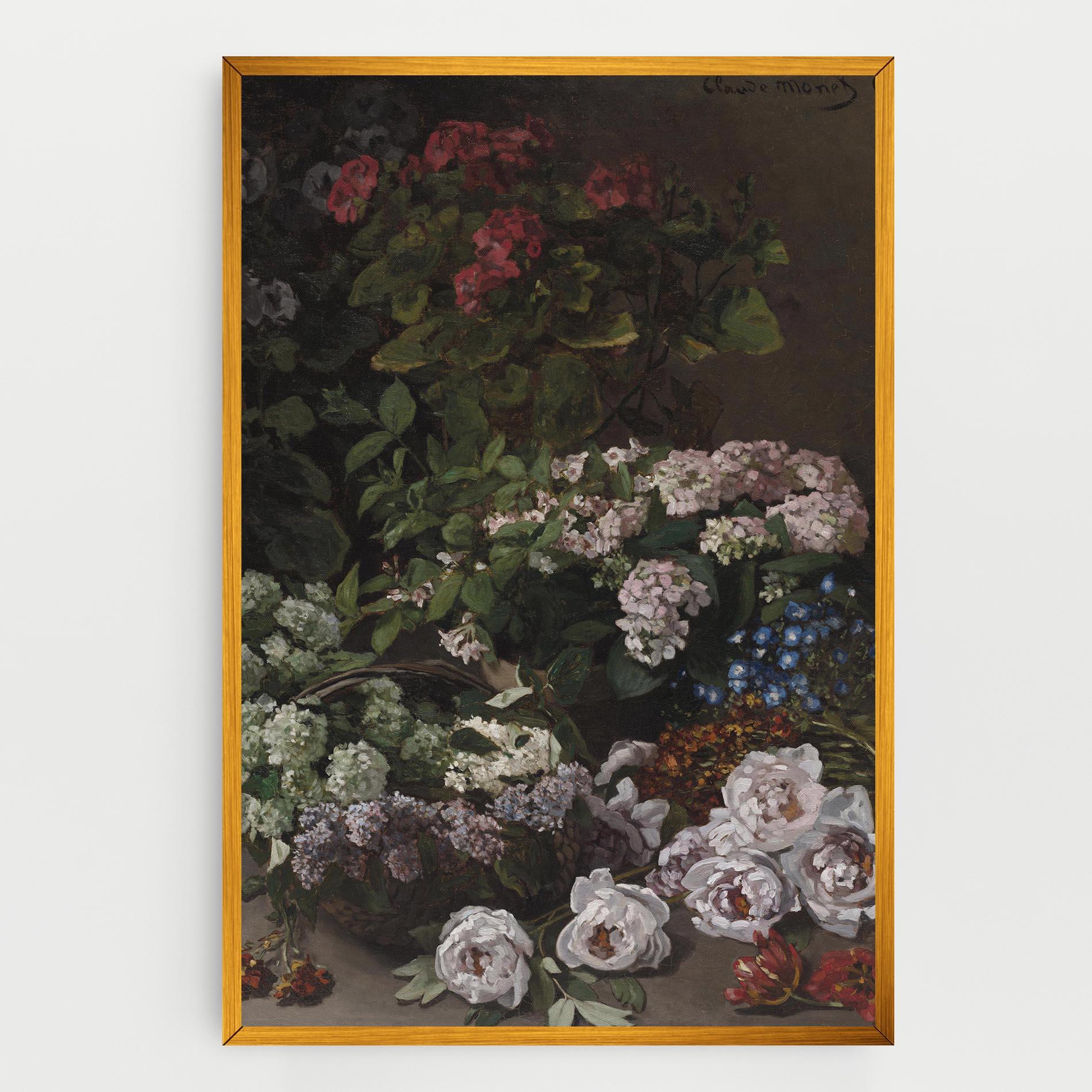 Tablou Canvas Spring Flowers Monet mockup 0