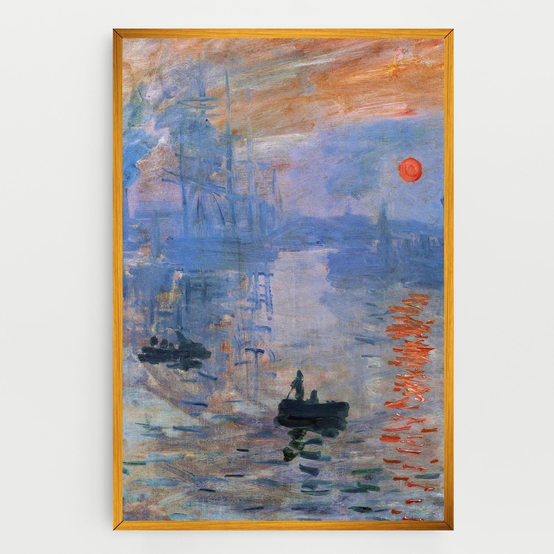 Tablou Canvas Sunrise Painting mockup 0