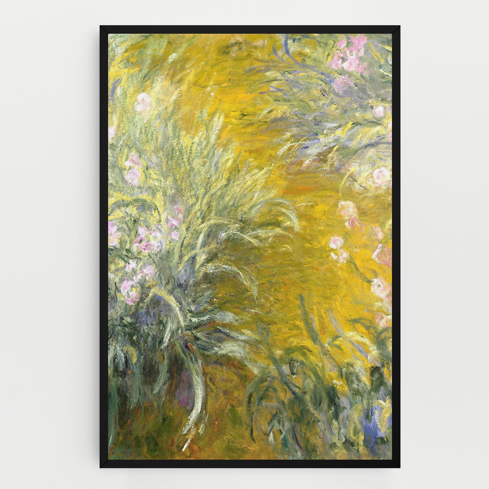 Tablou Canvas Path Through The Irises mockup 0