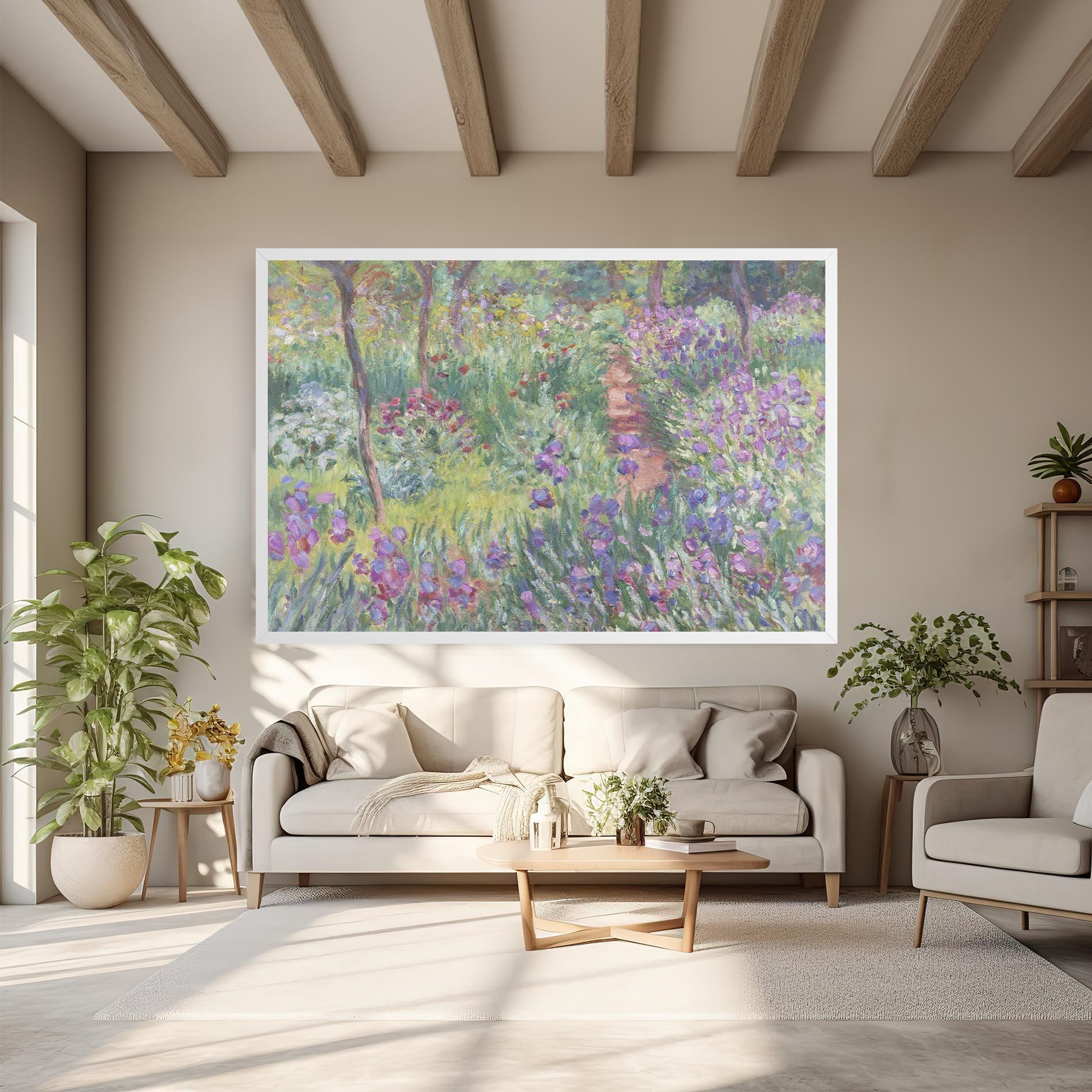 Garden In Giverny Monet mockup 6