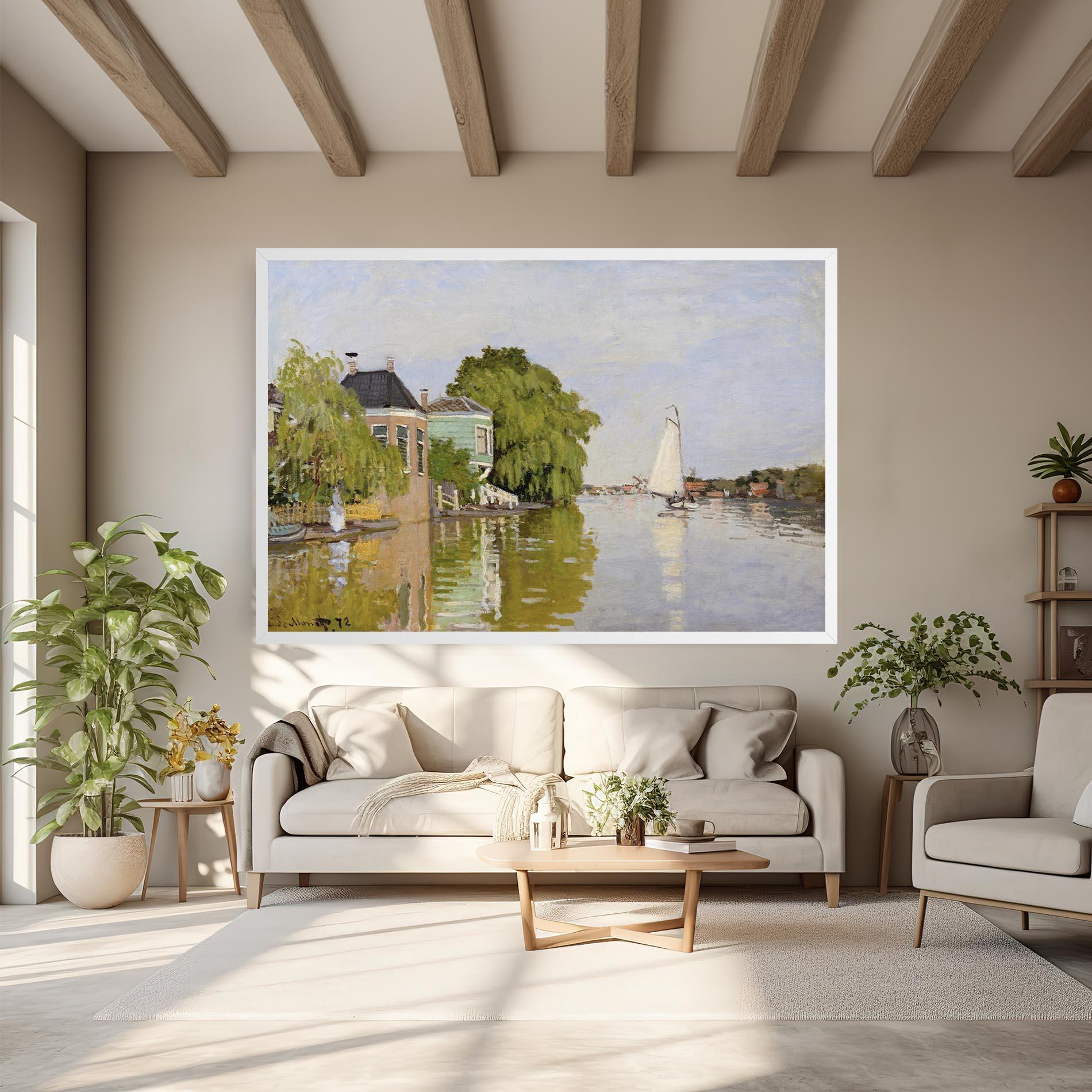 Tablou Canvas Houses On The Achterzaan mockup 6