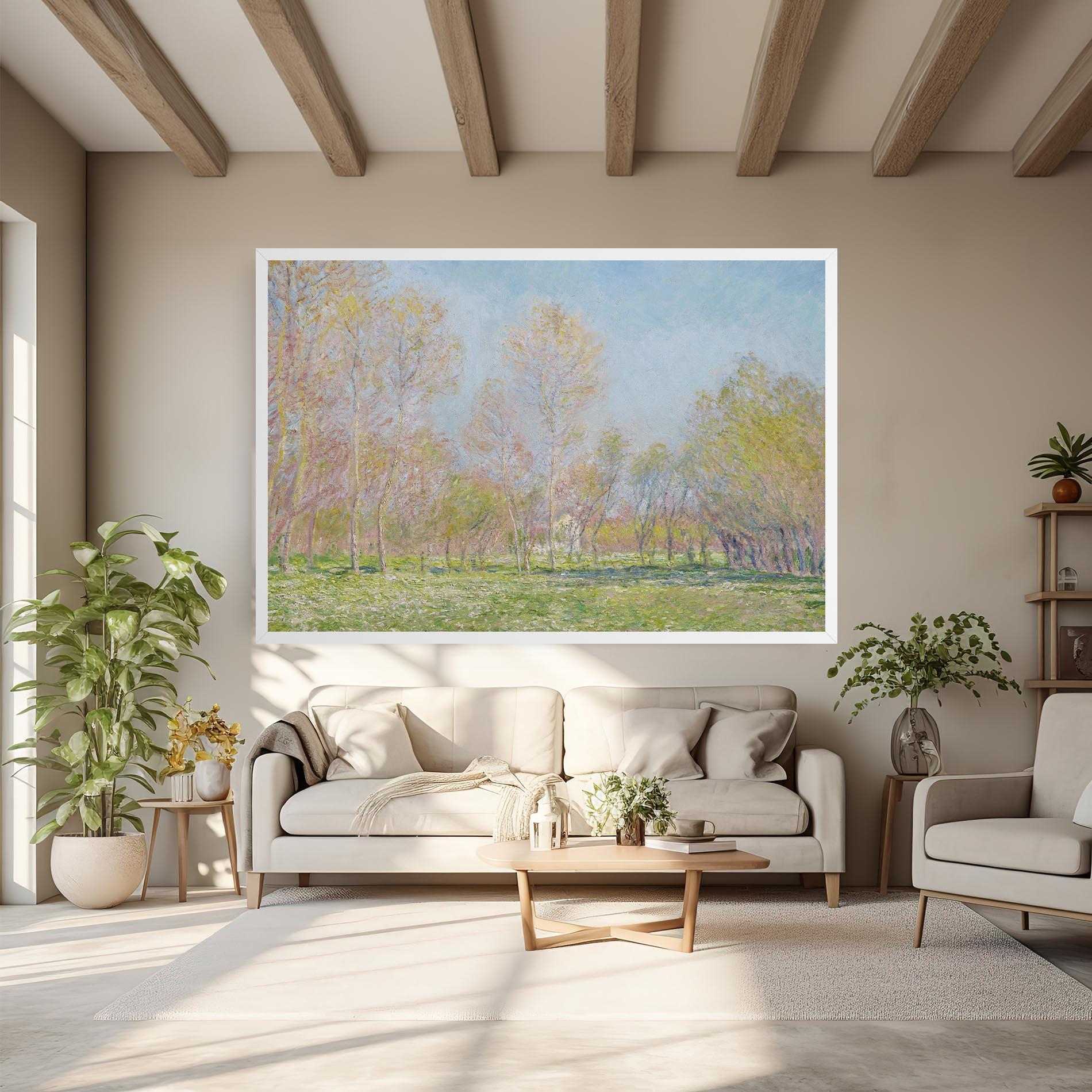 Tablou Canvas Spring In Giverny mockup 6