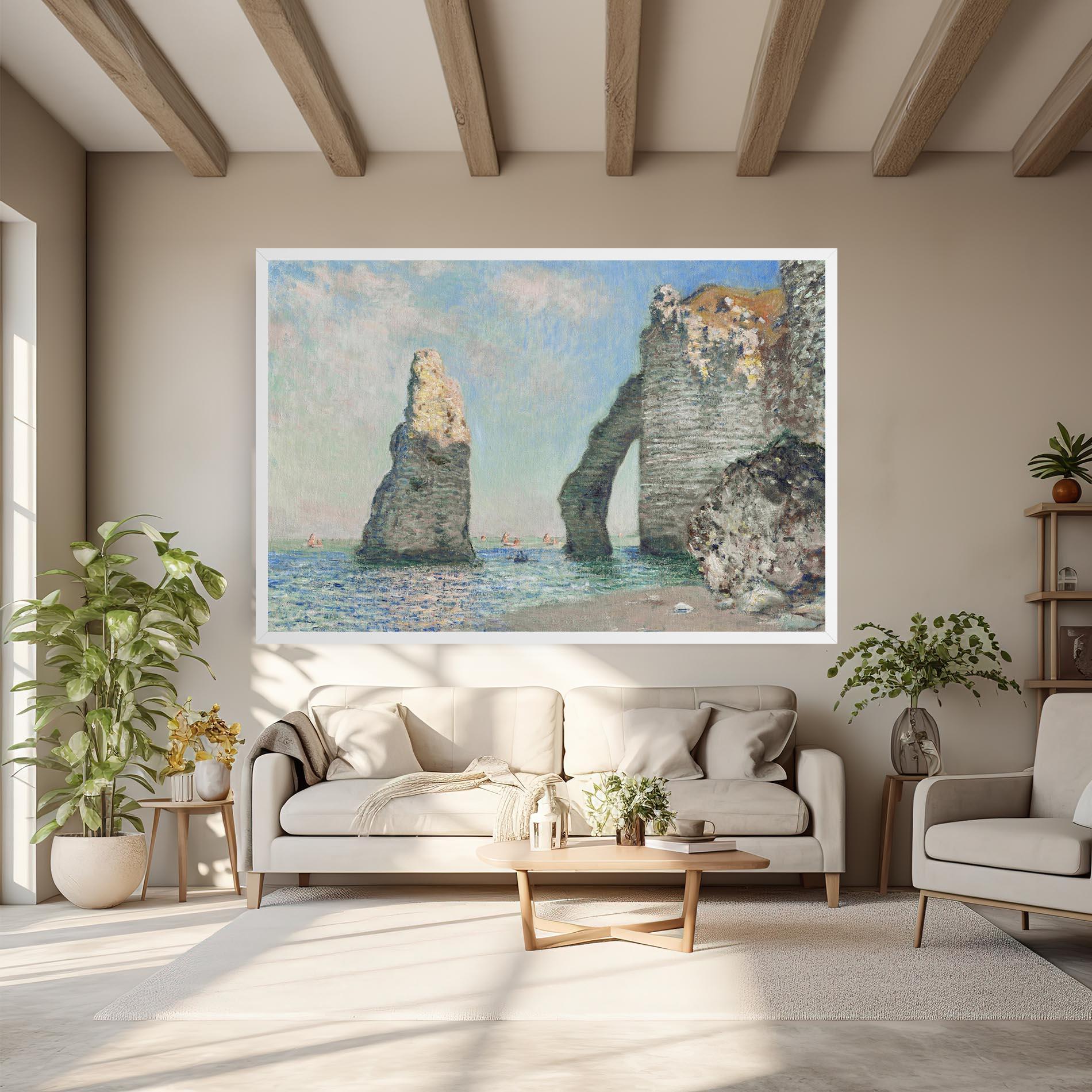 Tablou Canvas The Cliffs At Etretat mockup 6