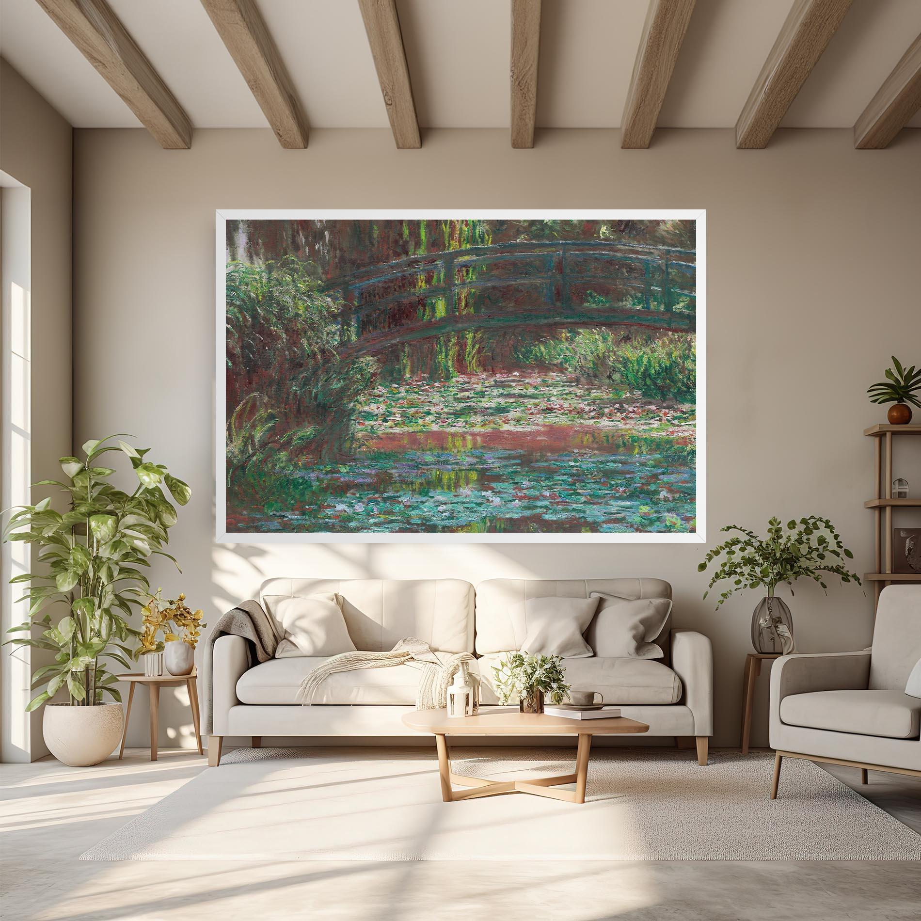 Tablou Canvas Water Lily Pond mockup 6