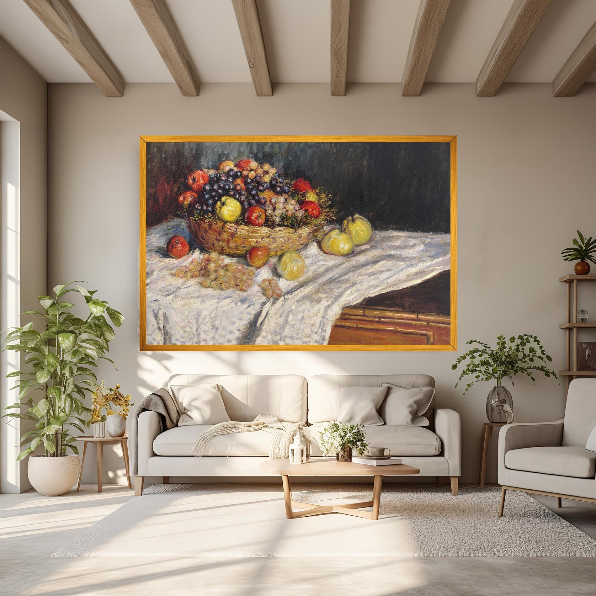 Tablou Canvas Apples And Grapes mockup 6