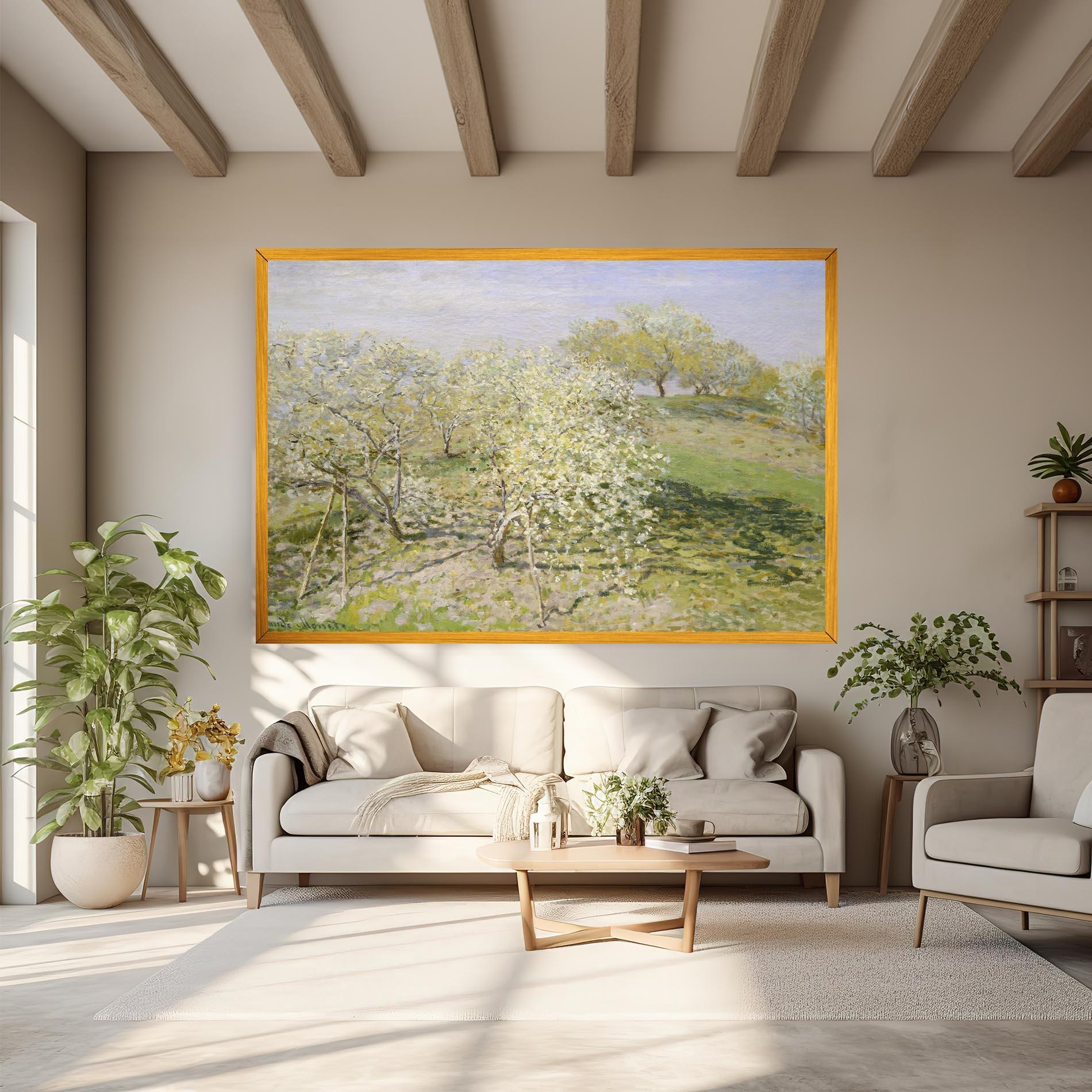 Tablou Canvas Fruit Trees In Bloom mockup 6