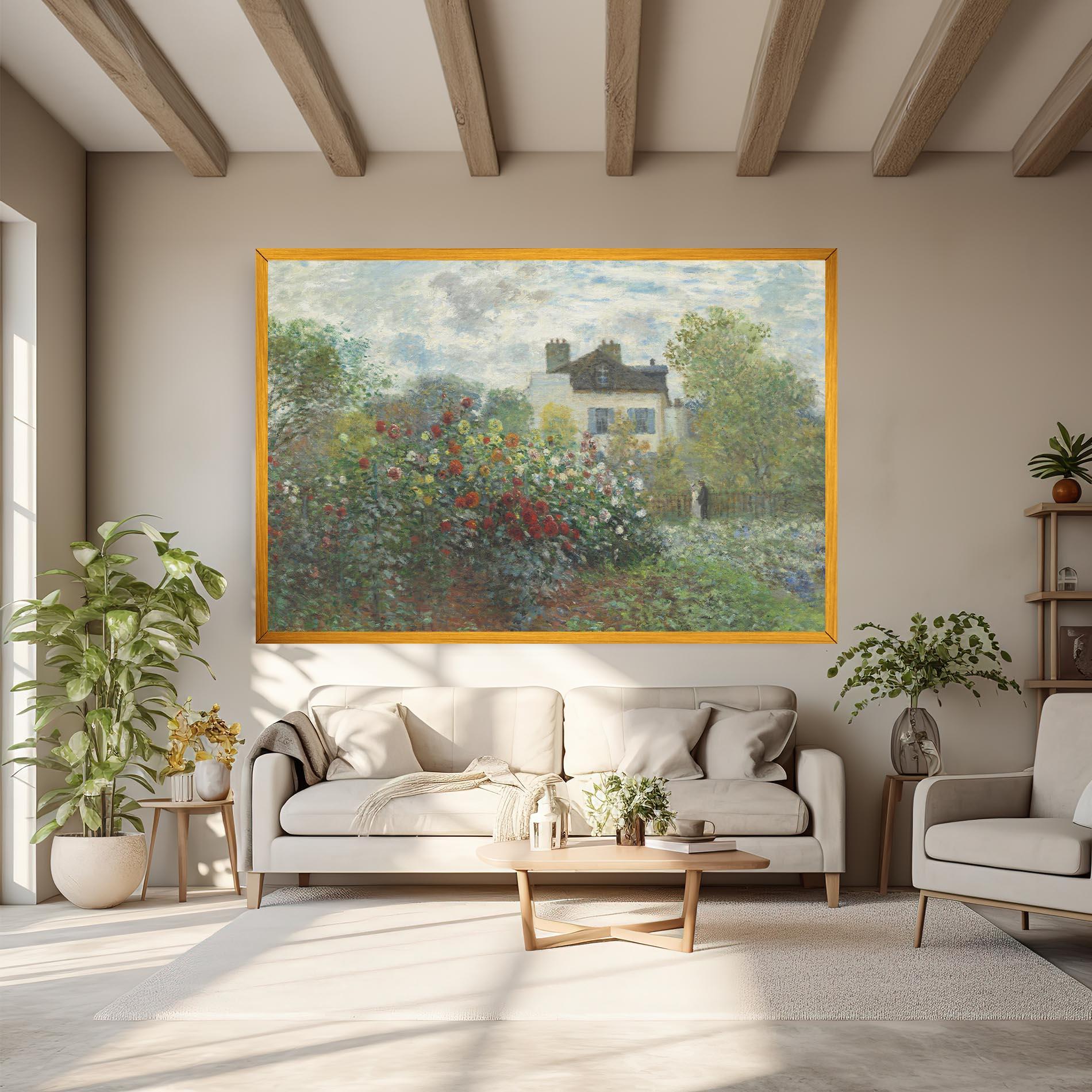 Tablou Canvas Garden In Argenteuilt mockup 6