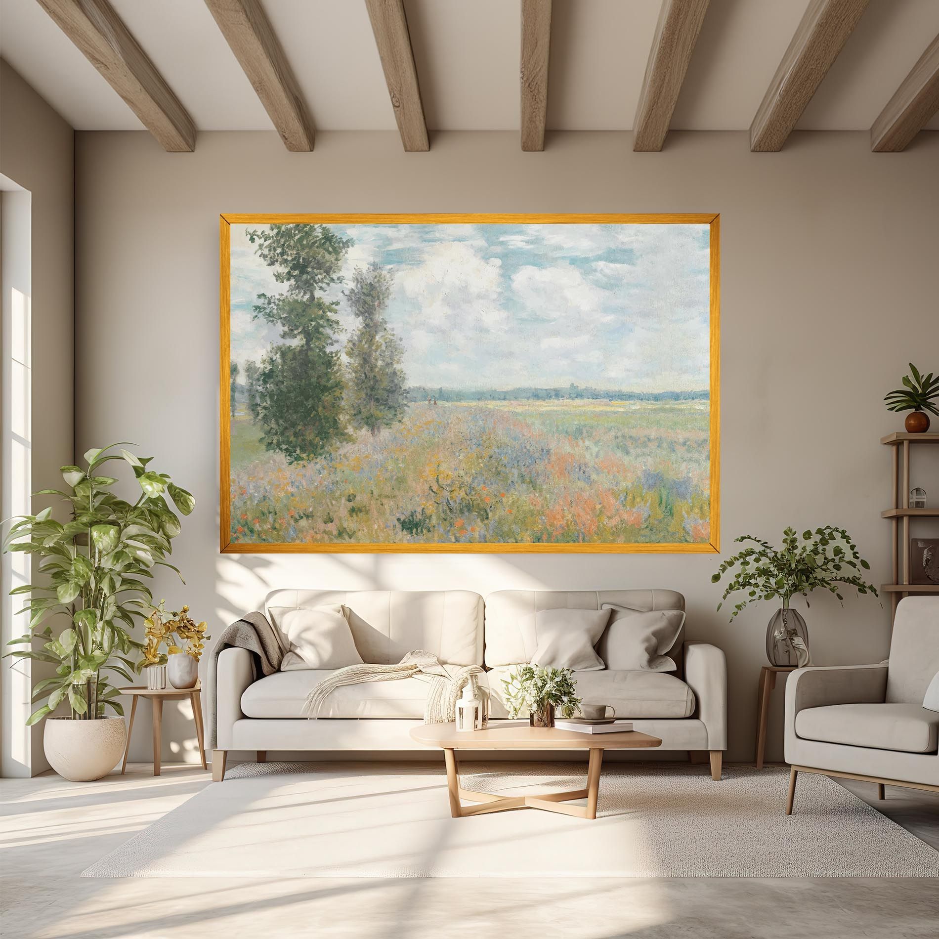 Monet's Landscape Background mockup 6