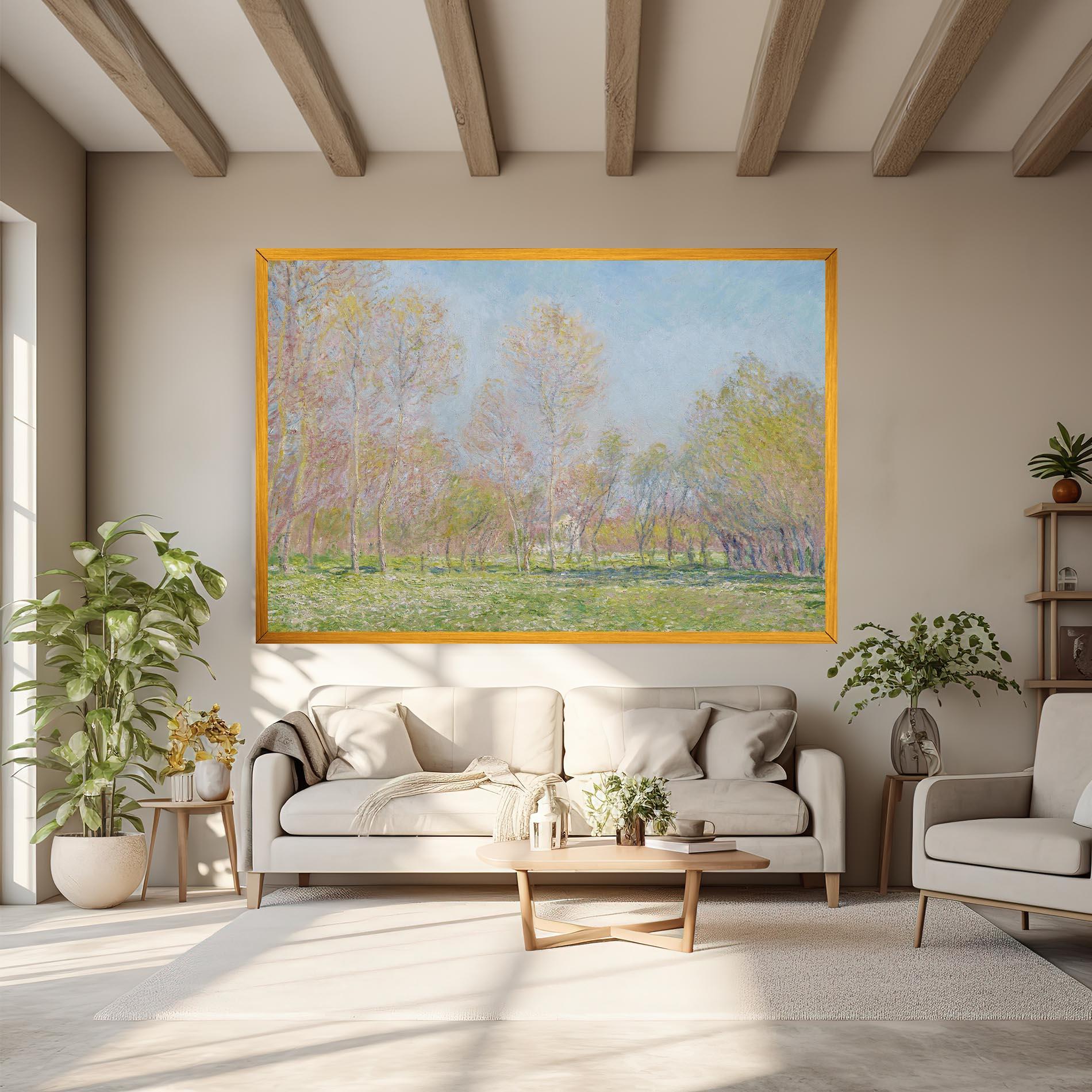 Tablou Canvas Spring In Giverny mockup 6