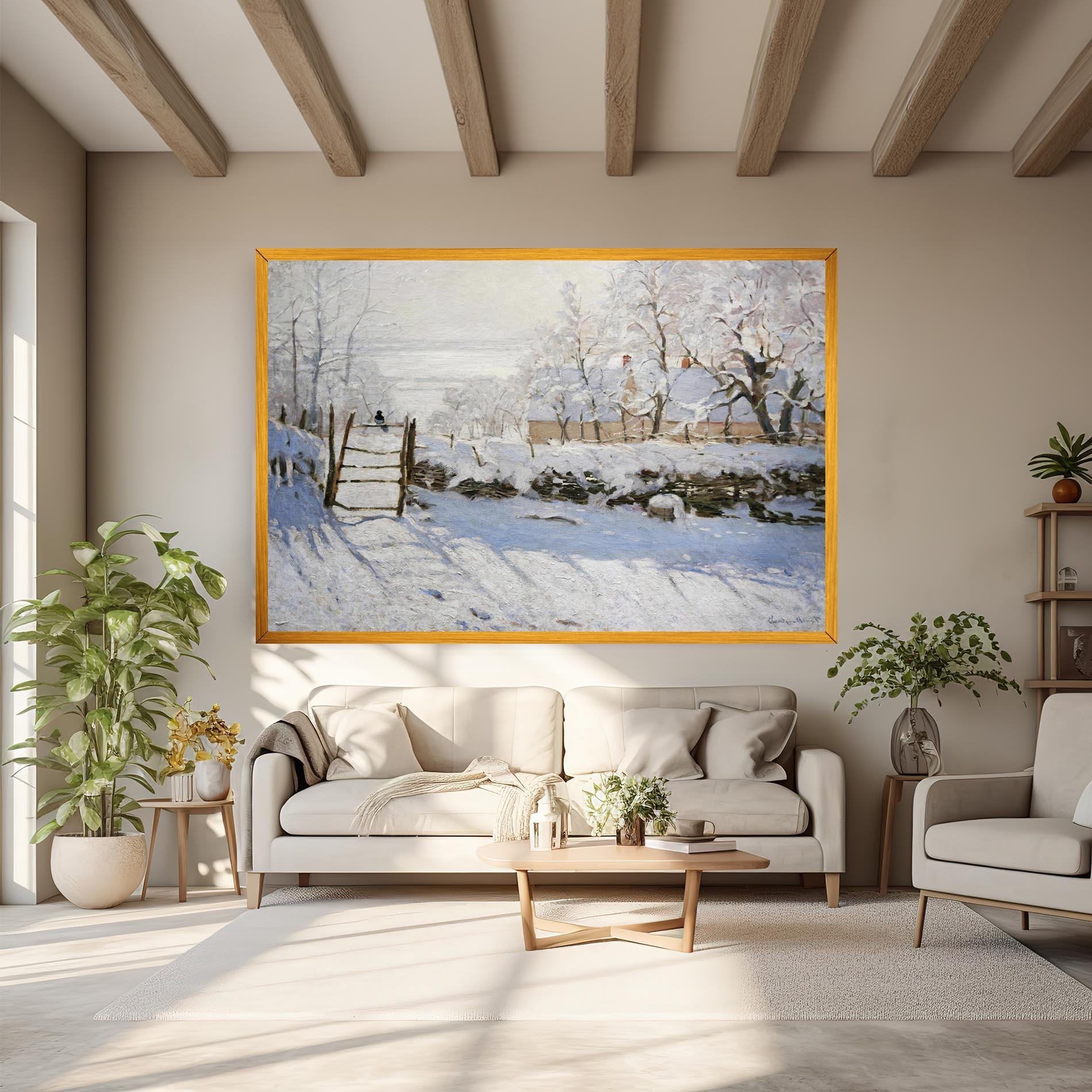 Tablou Canvas The Magpie mockup 6