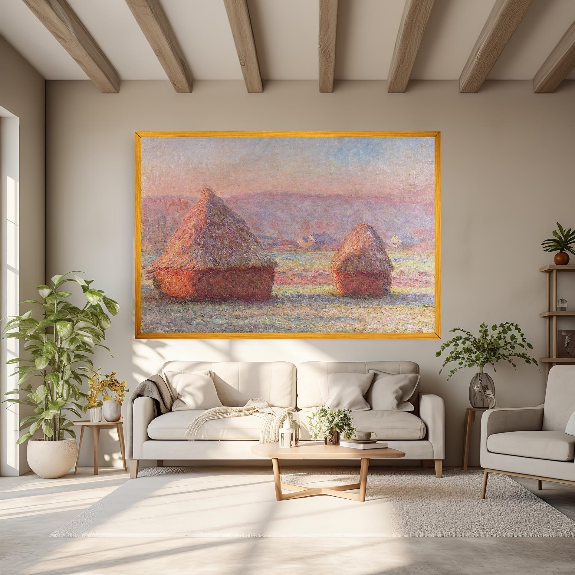 Tablou Canvas White Frost mockup 6