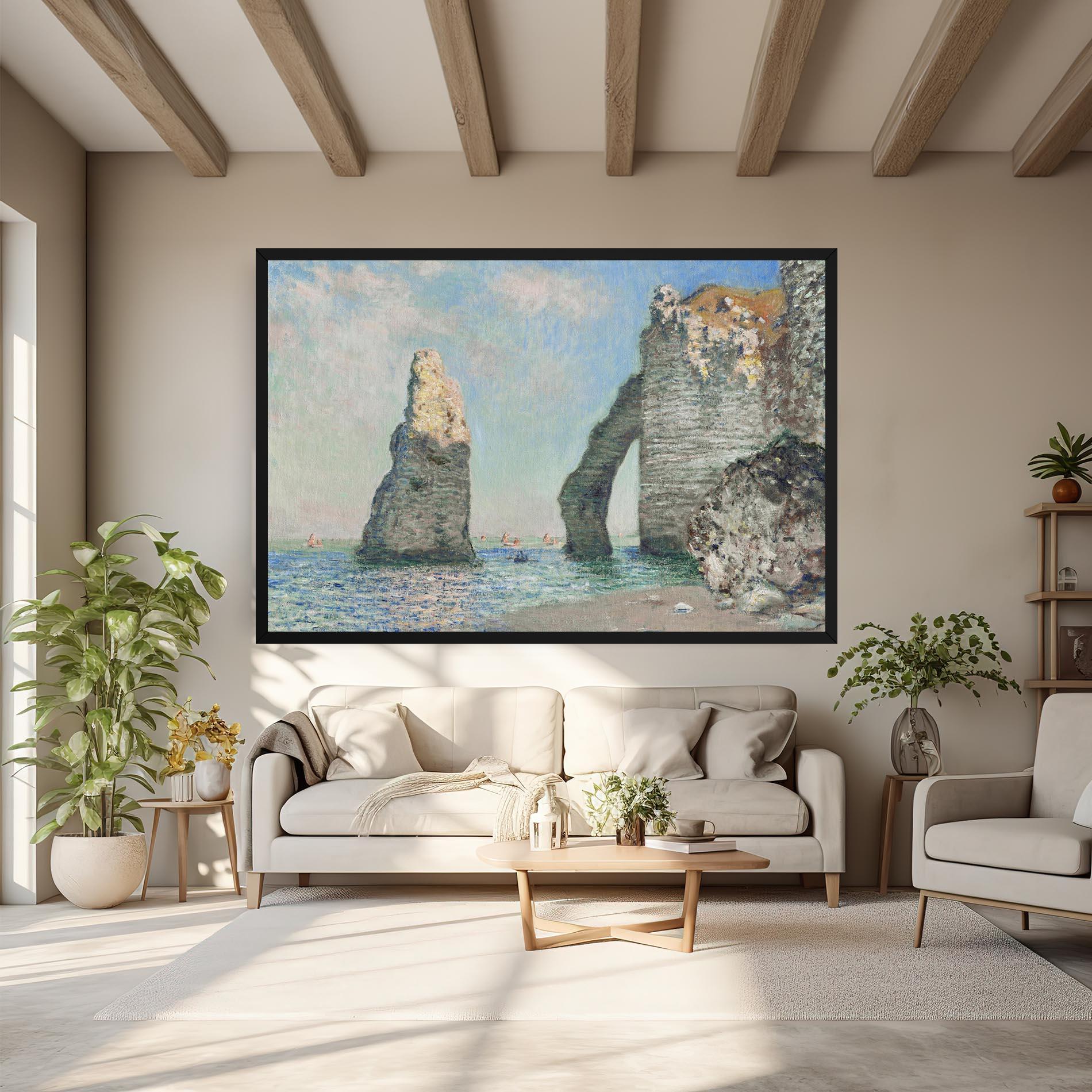 Tablou Canvas The Cliffs At Etretat mockup 6