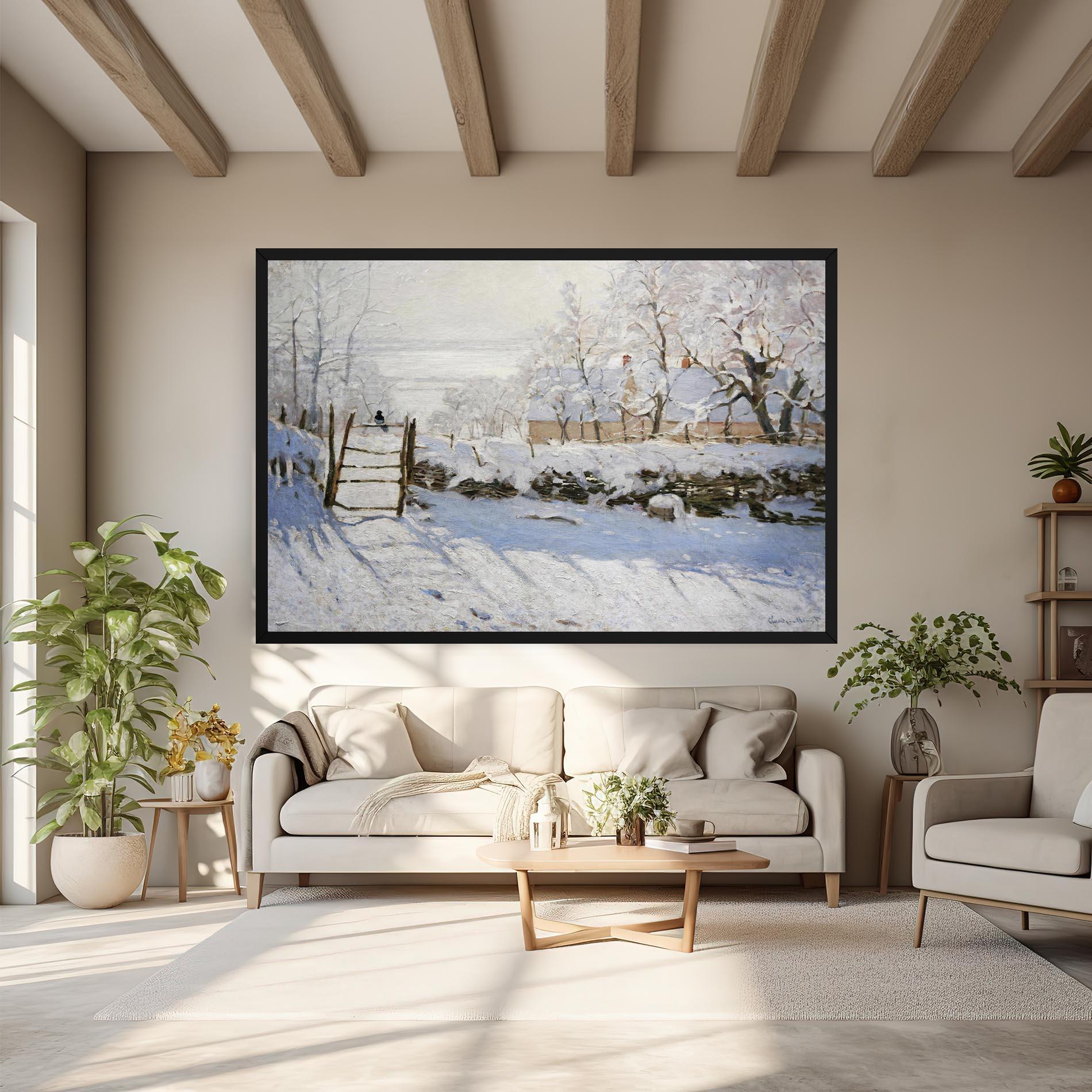 Tablou Canvas The Magpie mockup 6