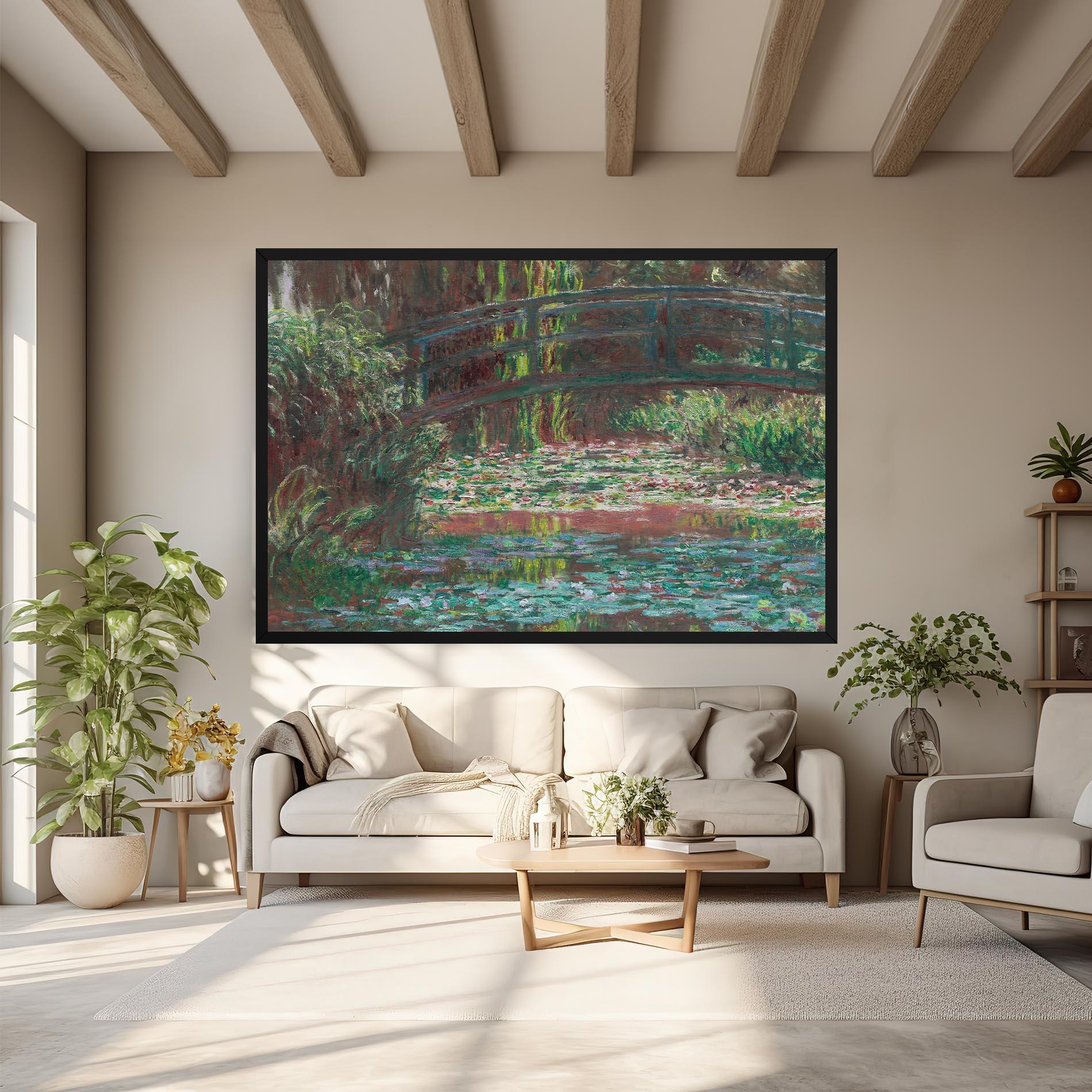 Tablou Canvas Water Lily Pond mockup 6