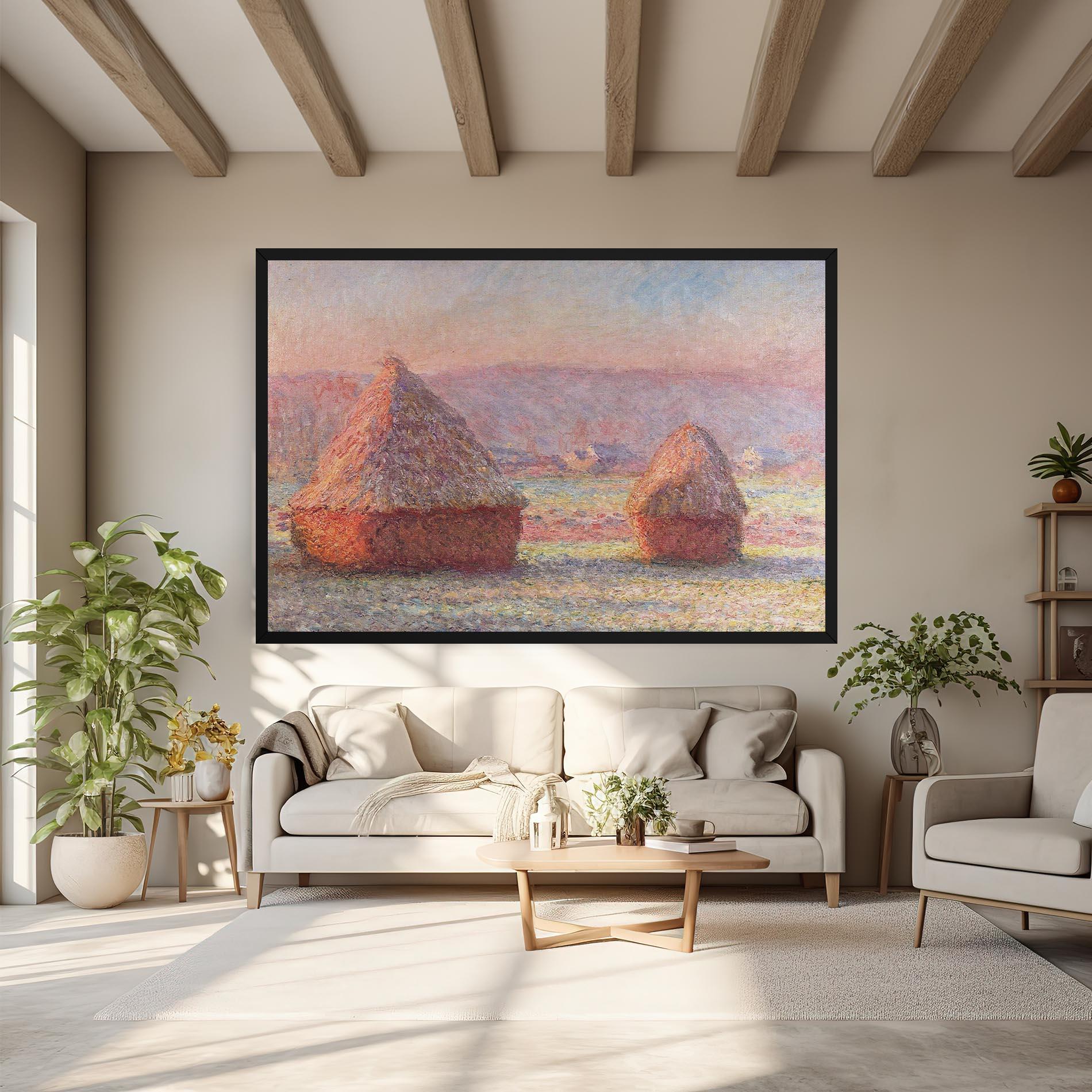 Tablou Canvas White Frost mockup 6