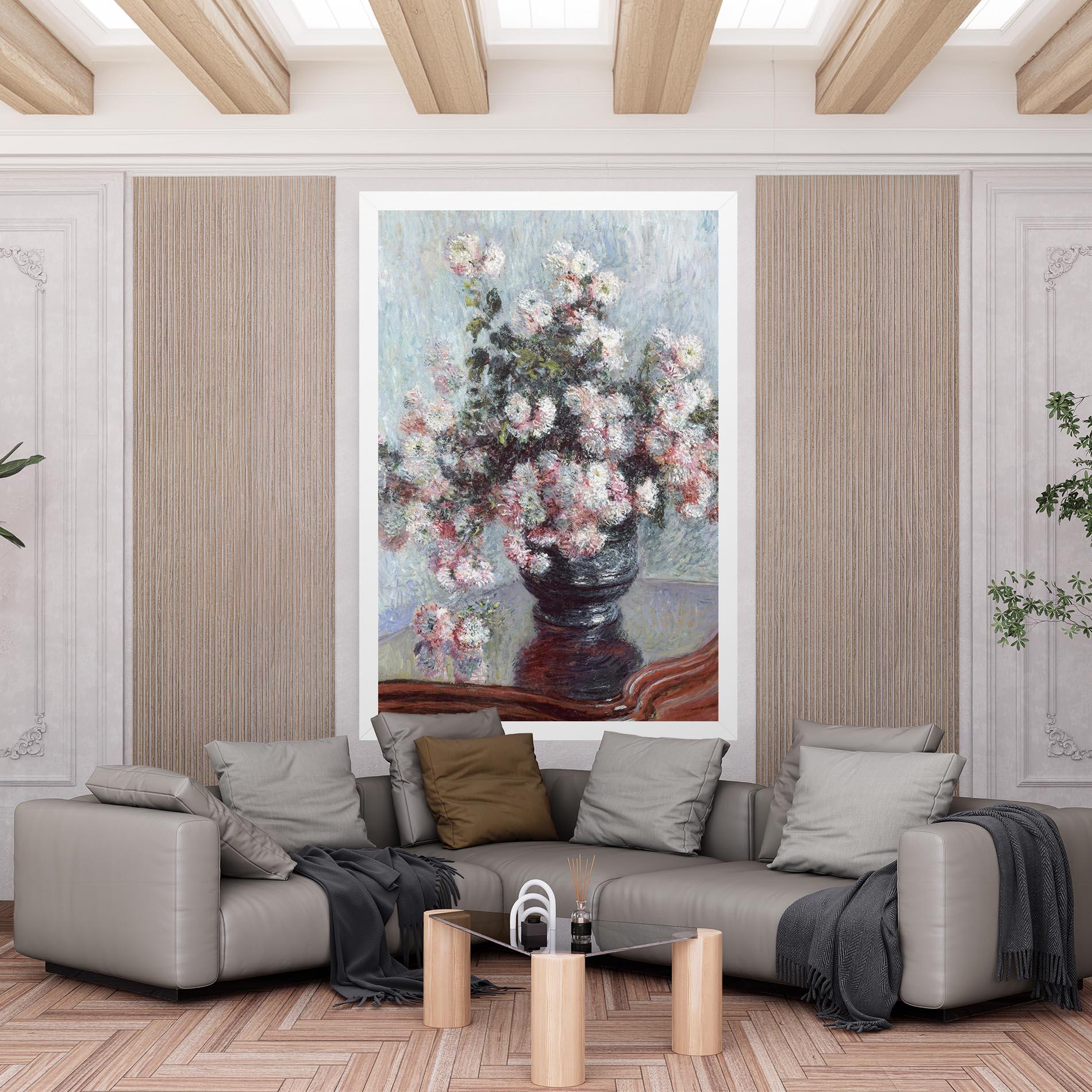 Tablou Canvas Chrysanthemums mockup 6