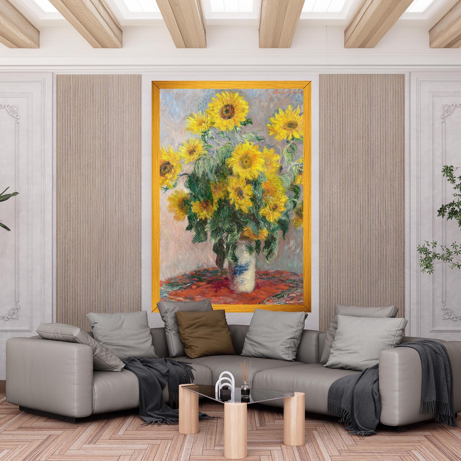 Tablou Canvas Bouquet Of Sunflowers 1881 mockup 6