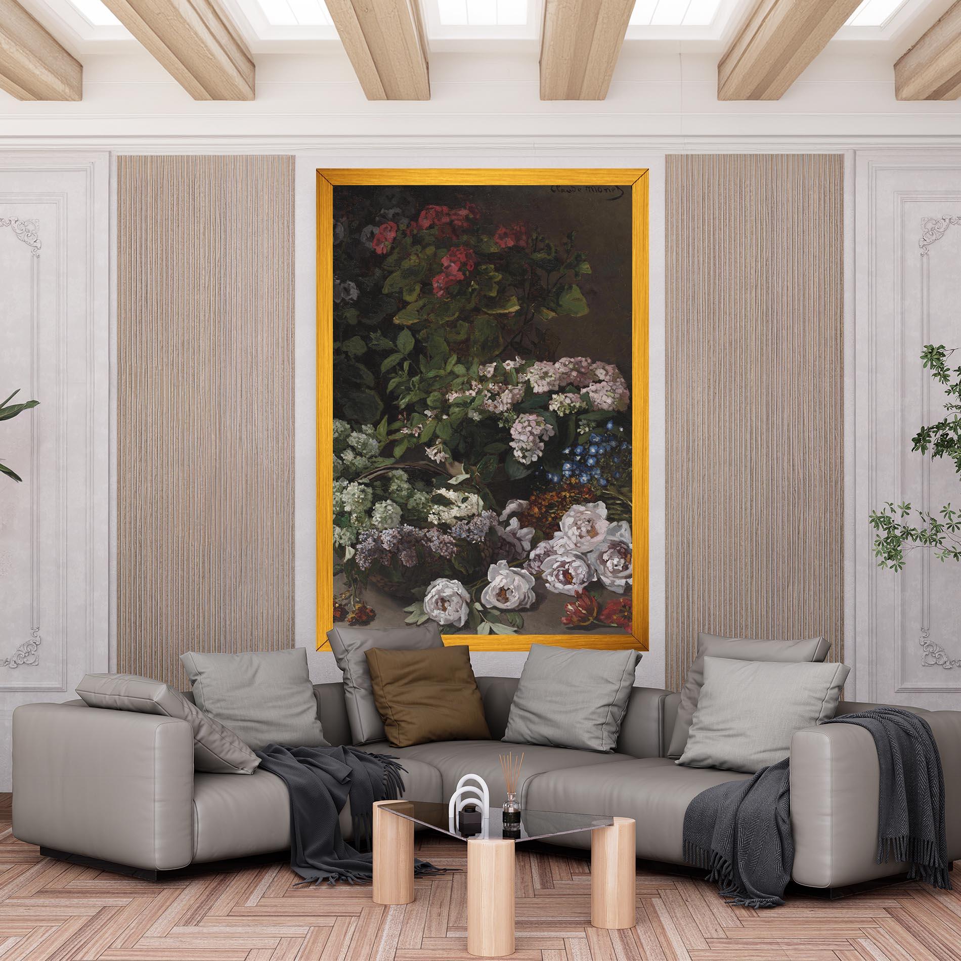 Tablou Canvas Spring Flowers Monet mockup 6