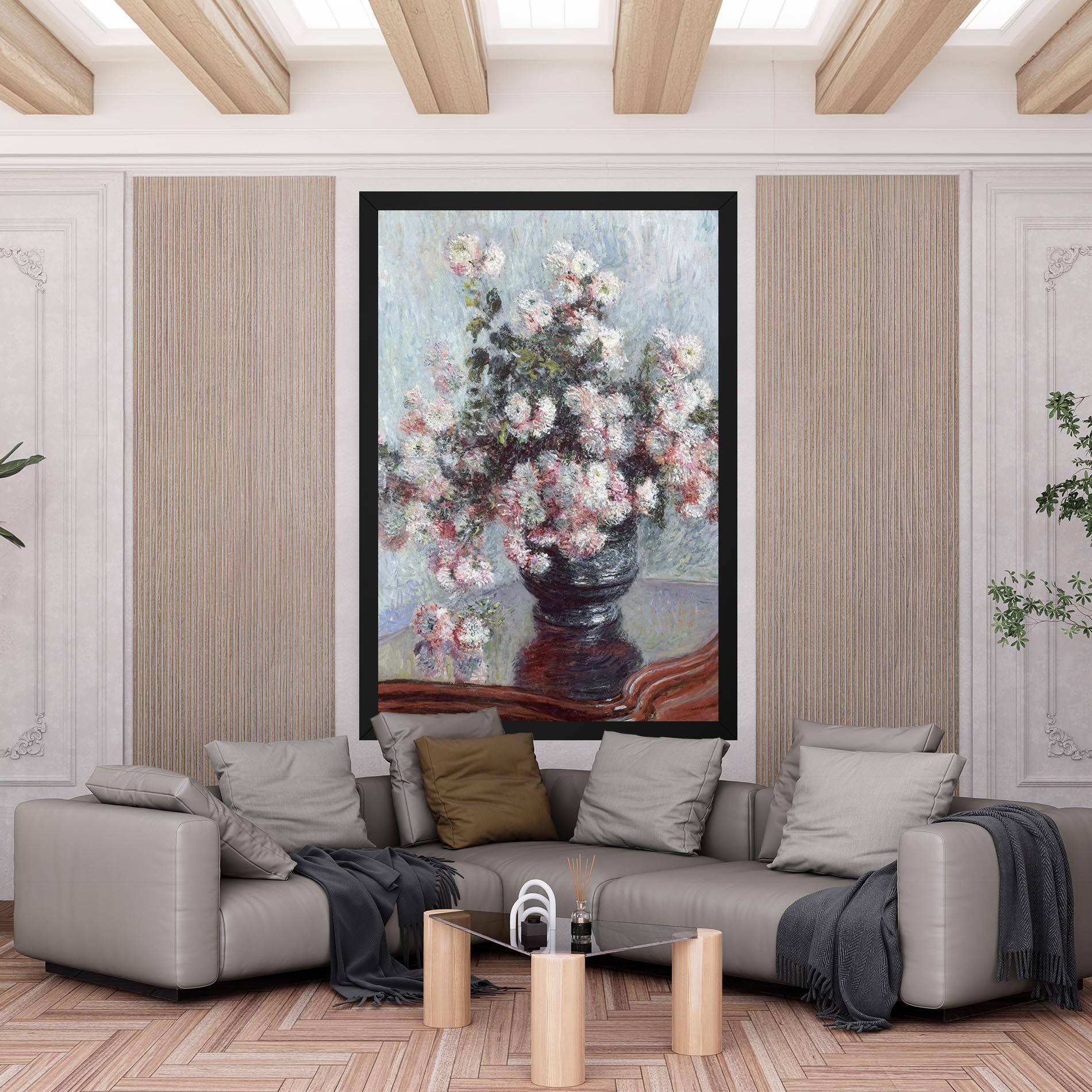 Tablou Canvas Chrysanthemums mockup 6