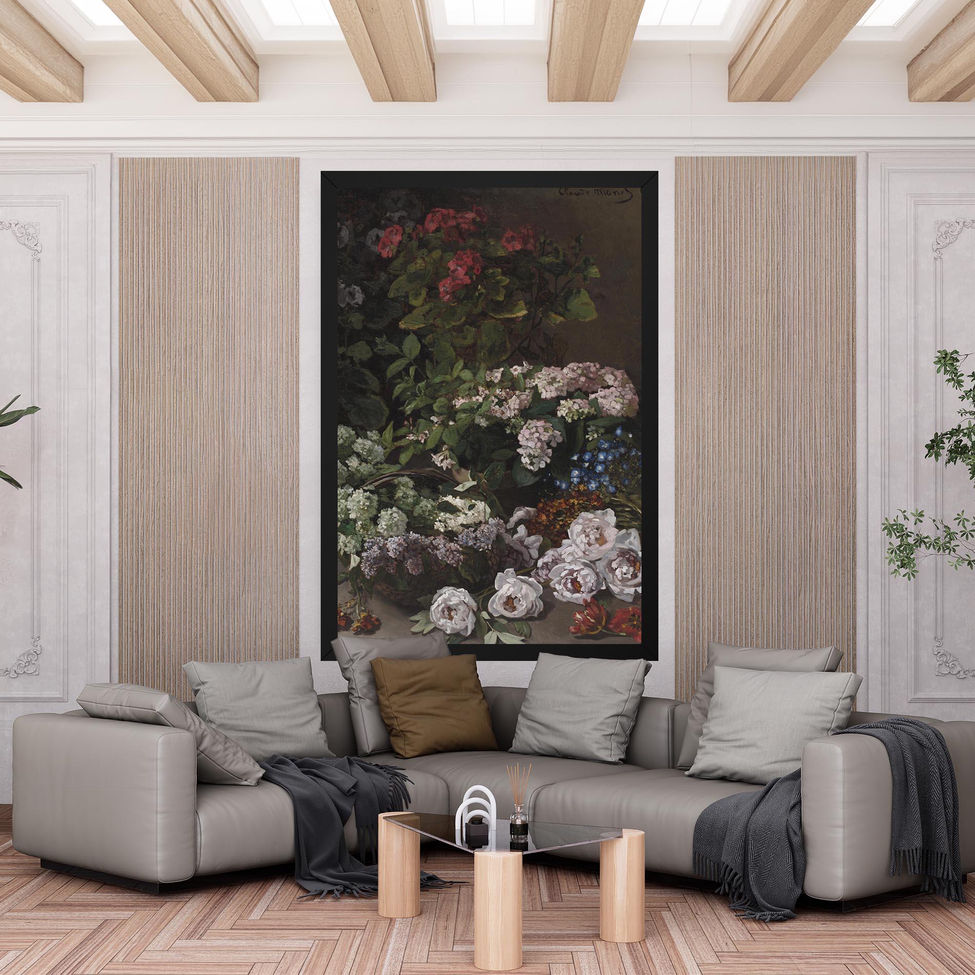 Tablou Canvas Spring Flowers Monet mockup 6