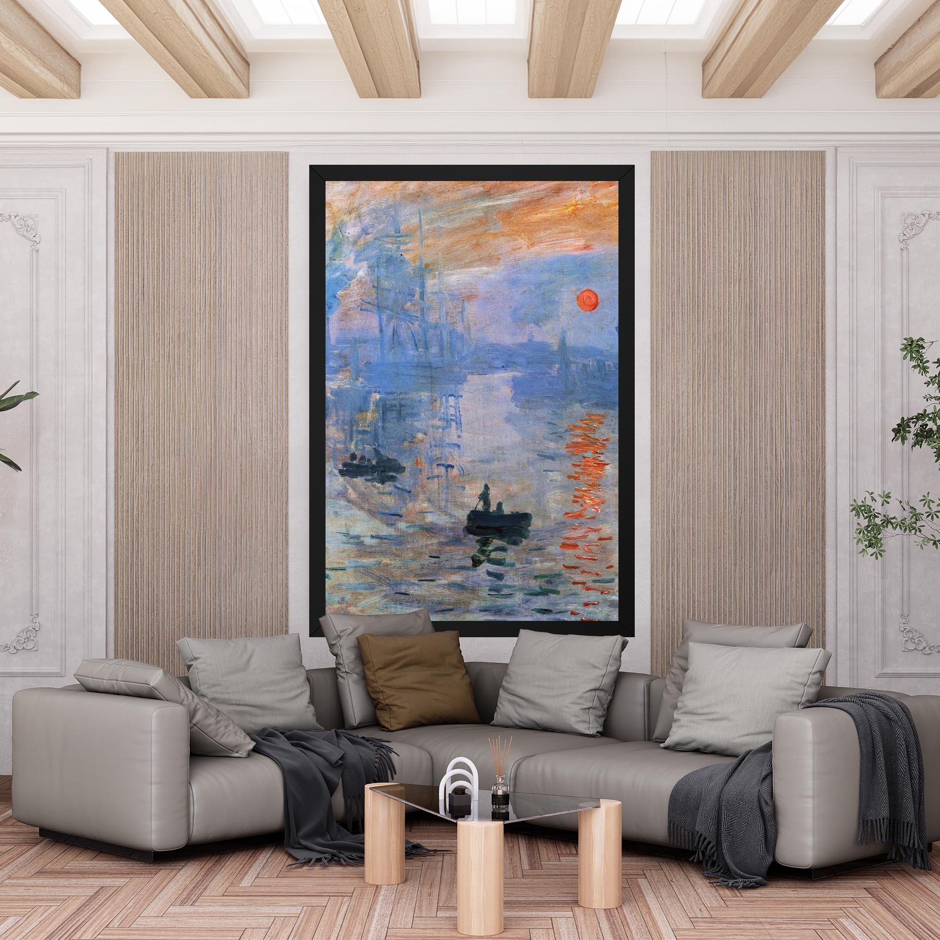 Tablou Canvas Sunrise Painting mockup 6