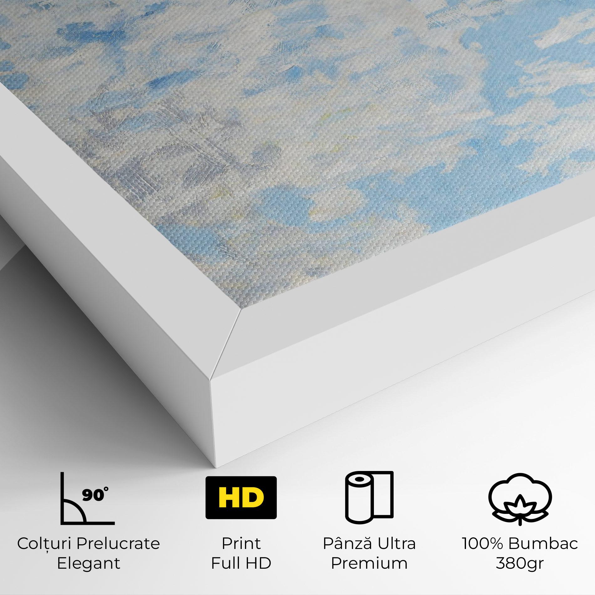 Tablou Canvas Clouds Monet mockup 4