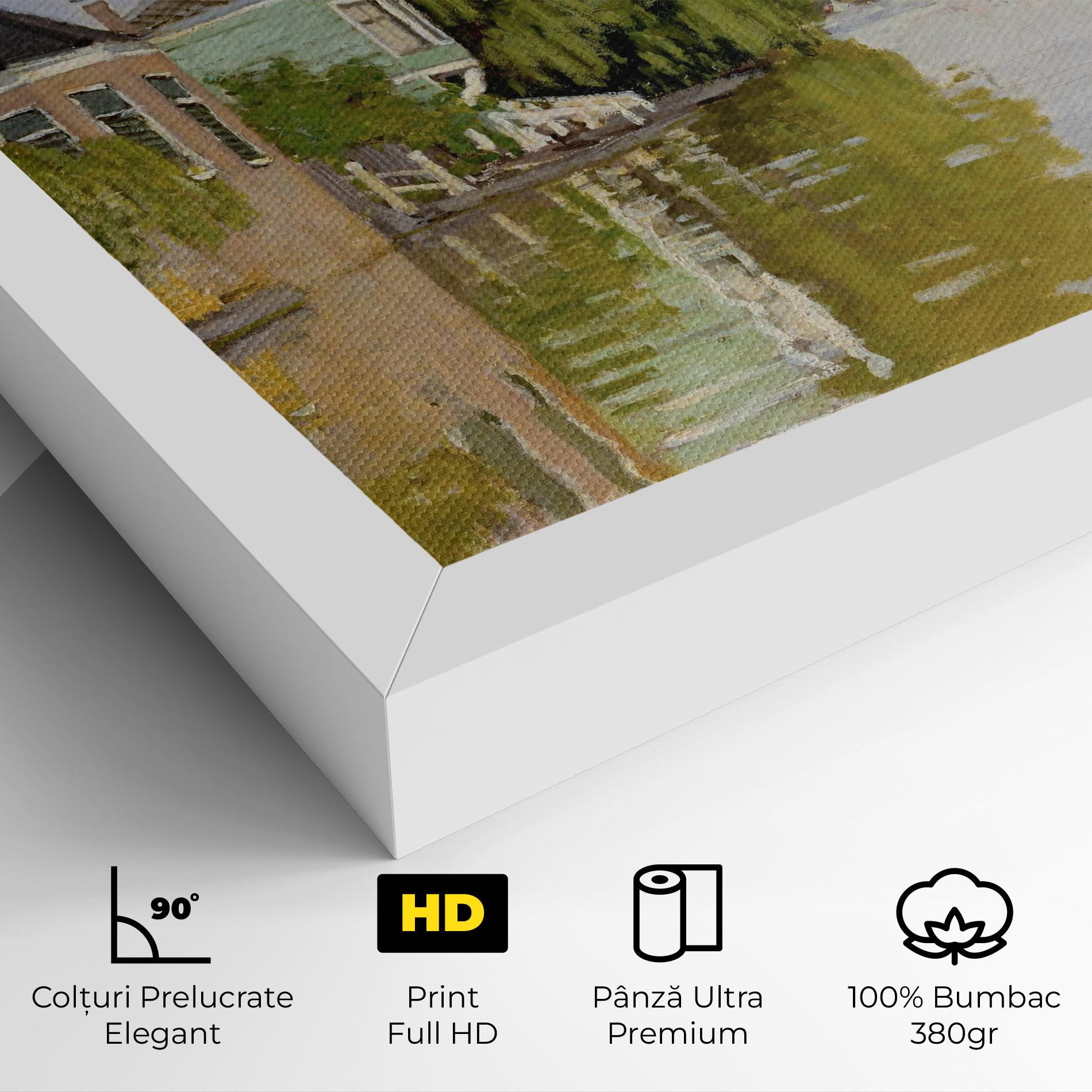 Tablou Canvas Houses On The Achterzaan mockup 4