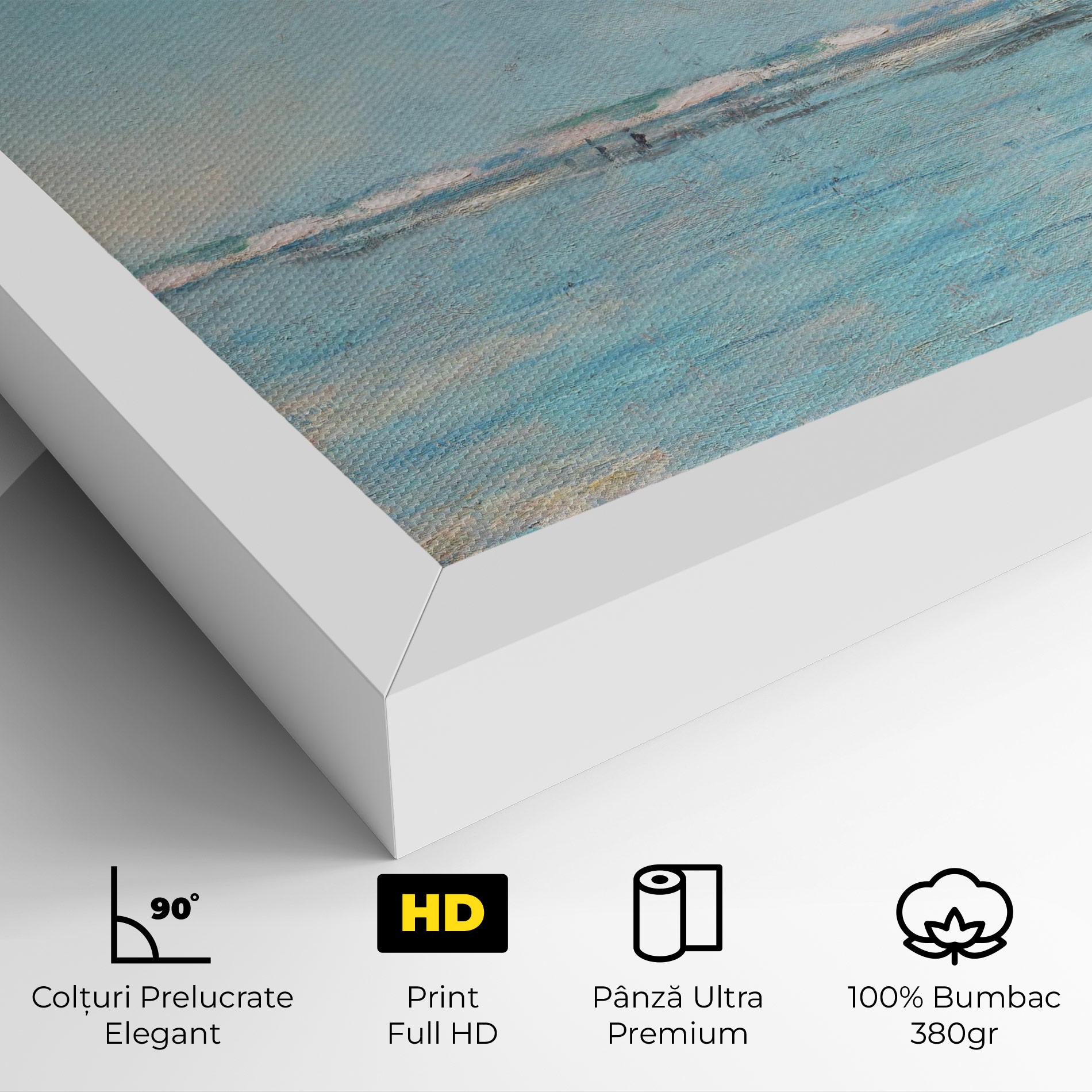 Tablou Canvas Monet's Beach mockup 4