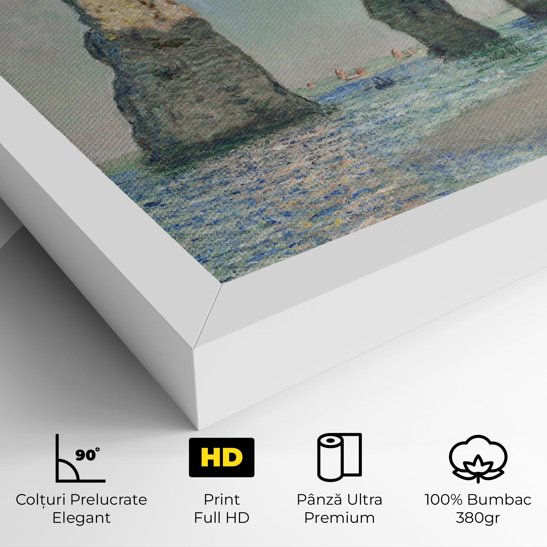 Tablou Canvas The Cliffs At Etretat mockup 4