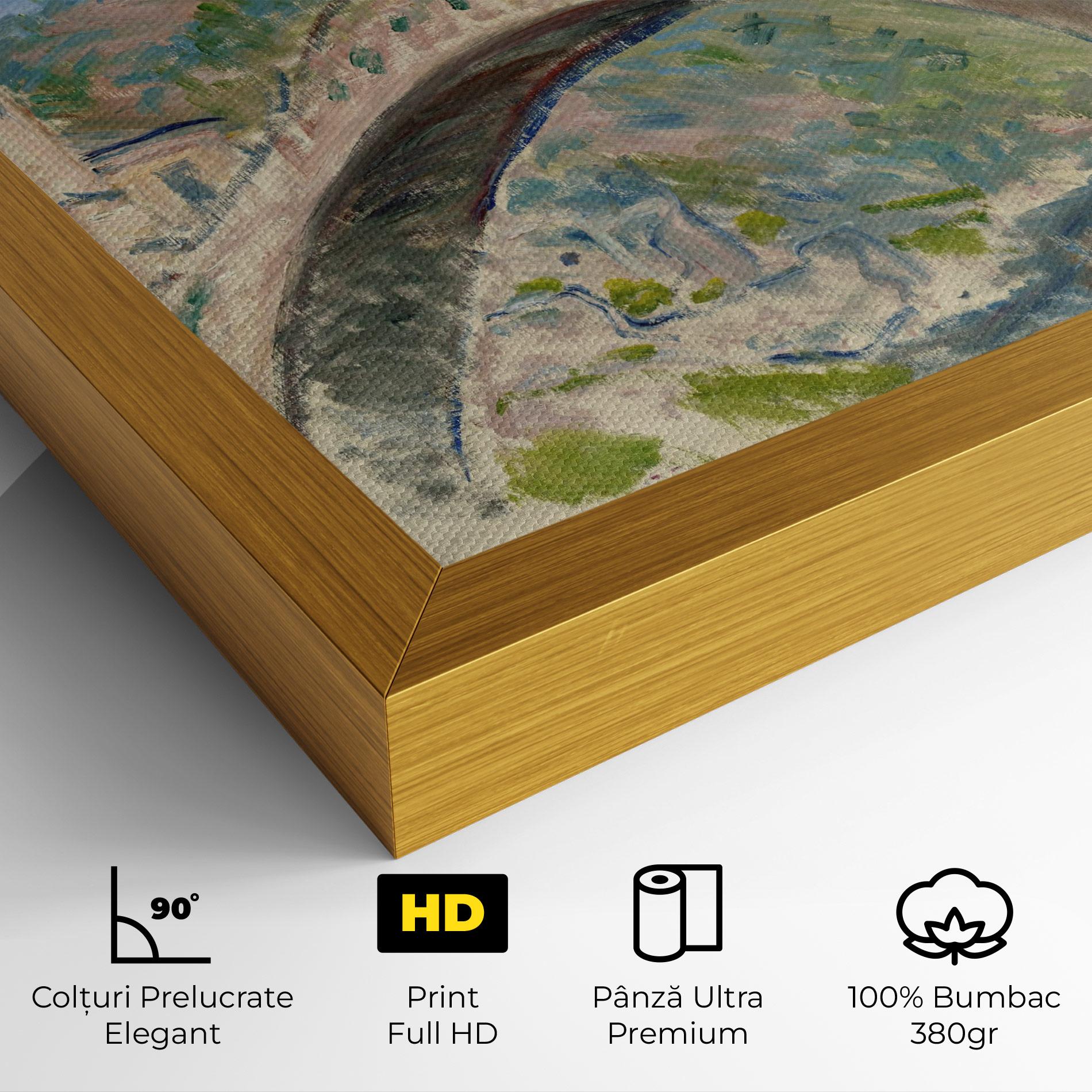 Tablou Canvas Bridge At Dolceacqua mockup 4