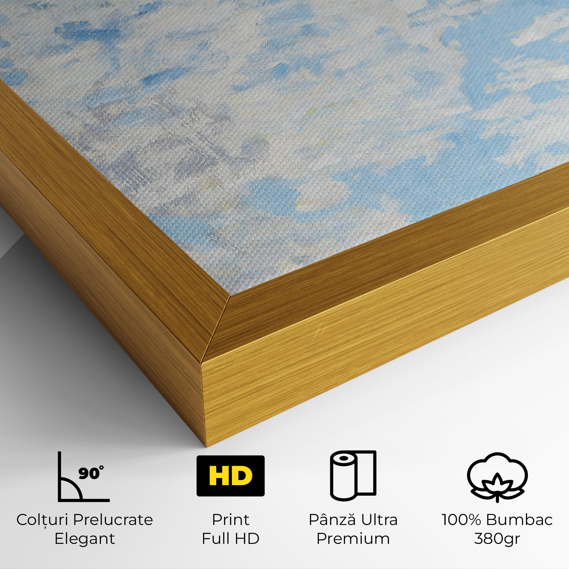 Tablou Canvas Clouds Monet mockup 4