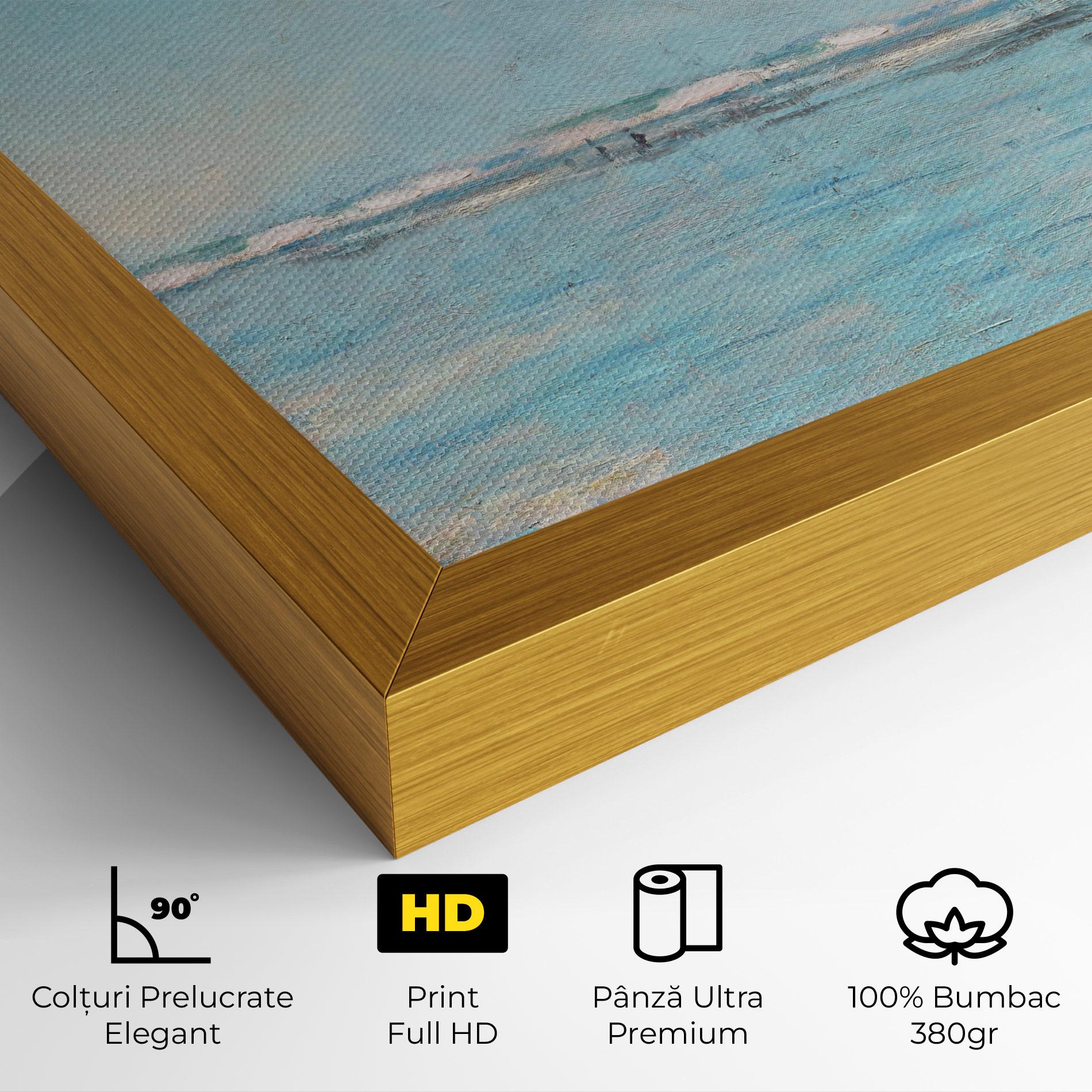 Tablou Canvas Monet's Beach mockup 4