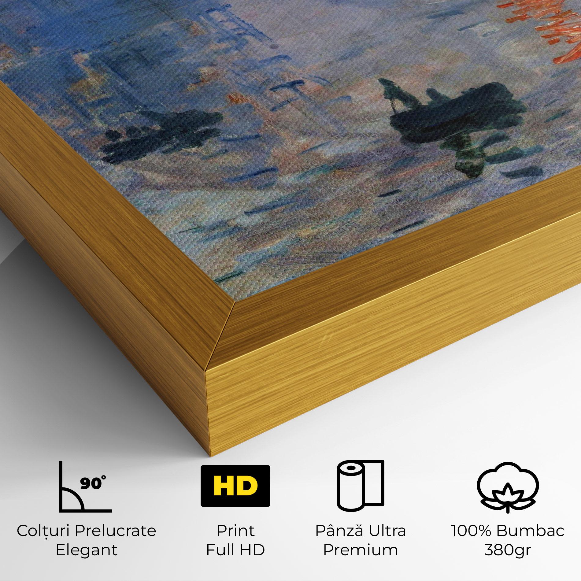 Tablou Canvas Monet Impressionist mockup 4