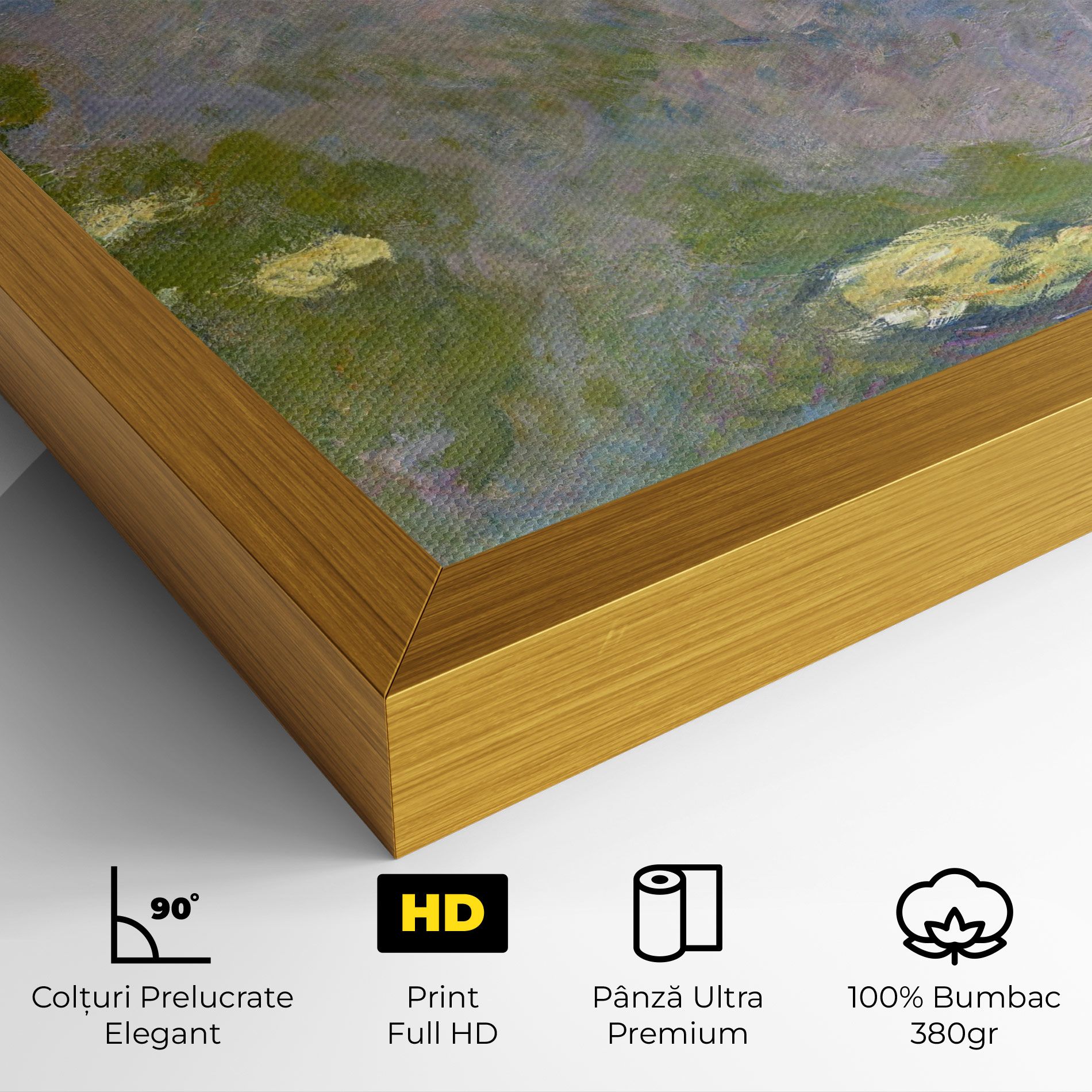 Water Lilies Monet mockup 4