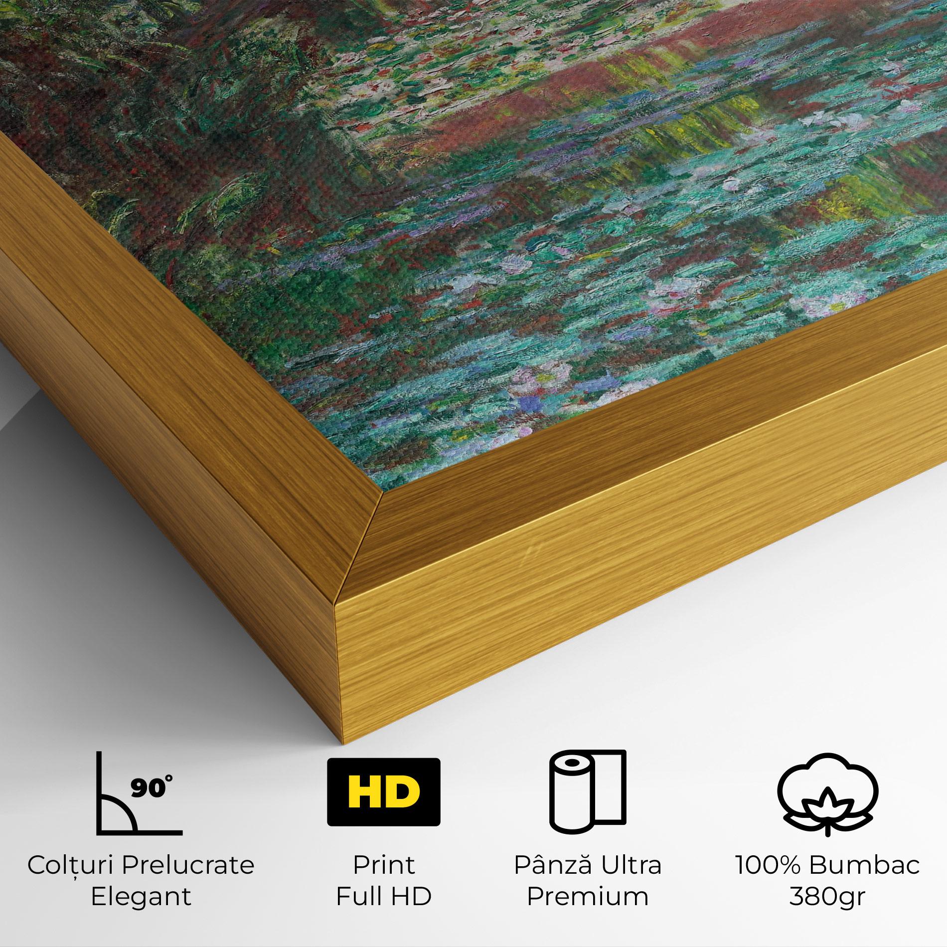 Tablou Canvas Water Lily Pond mockup 4