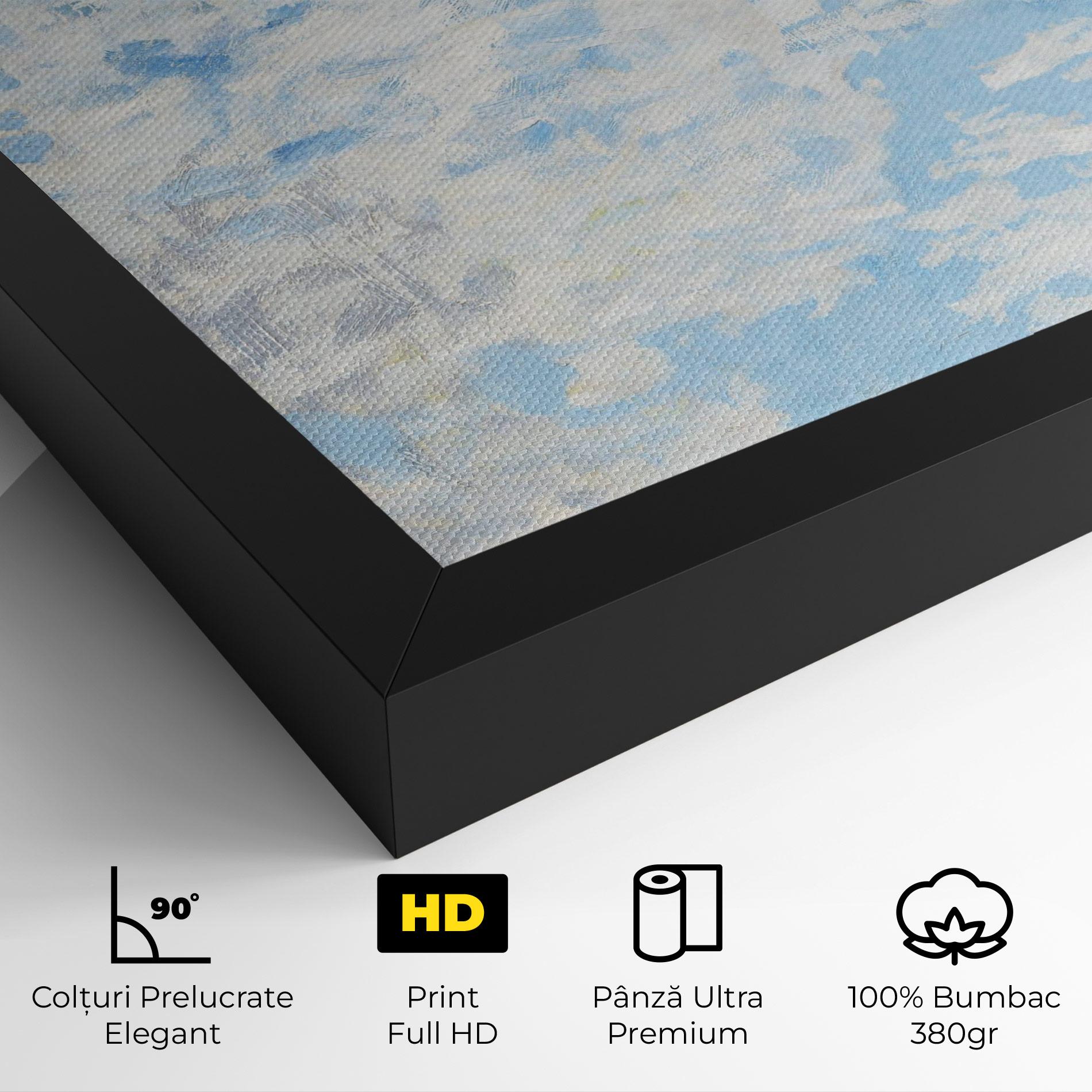 Tablou Canvas Clouds Monet mockup 4