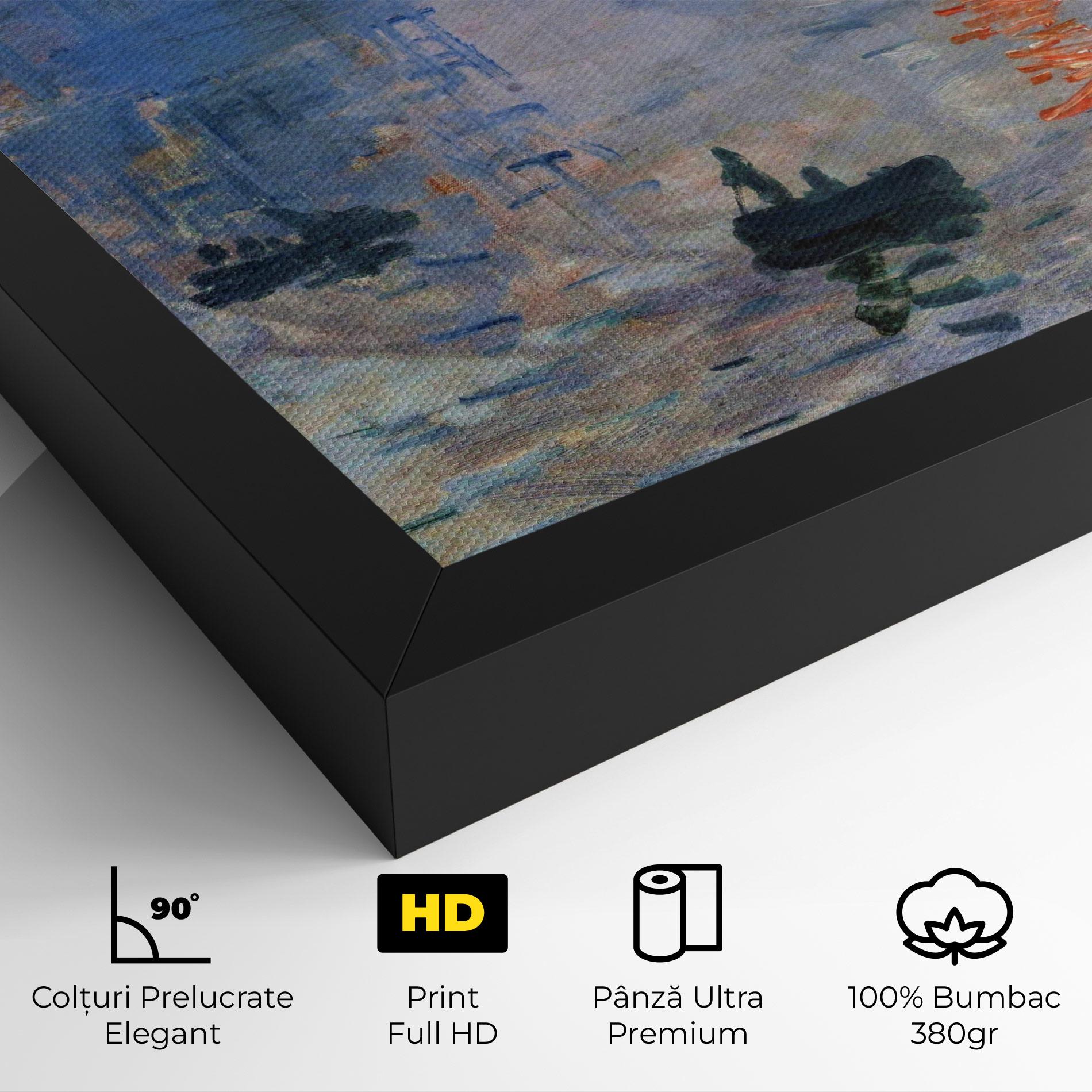 Tablou Canvas Monet Impressionist mockup 4