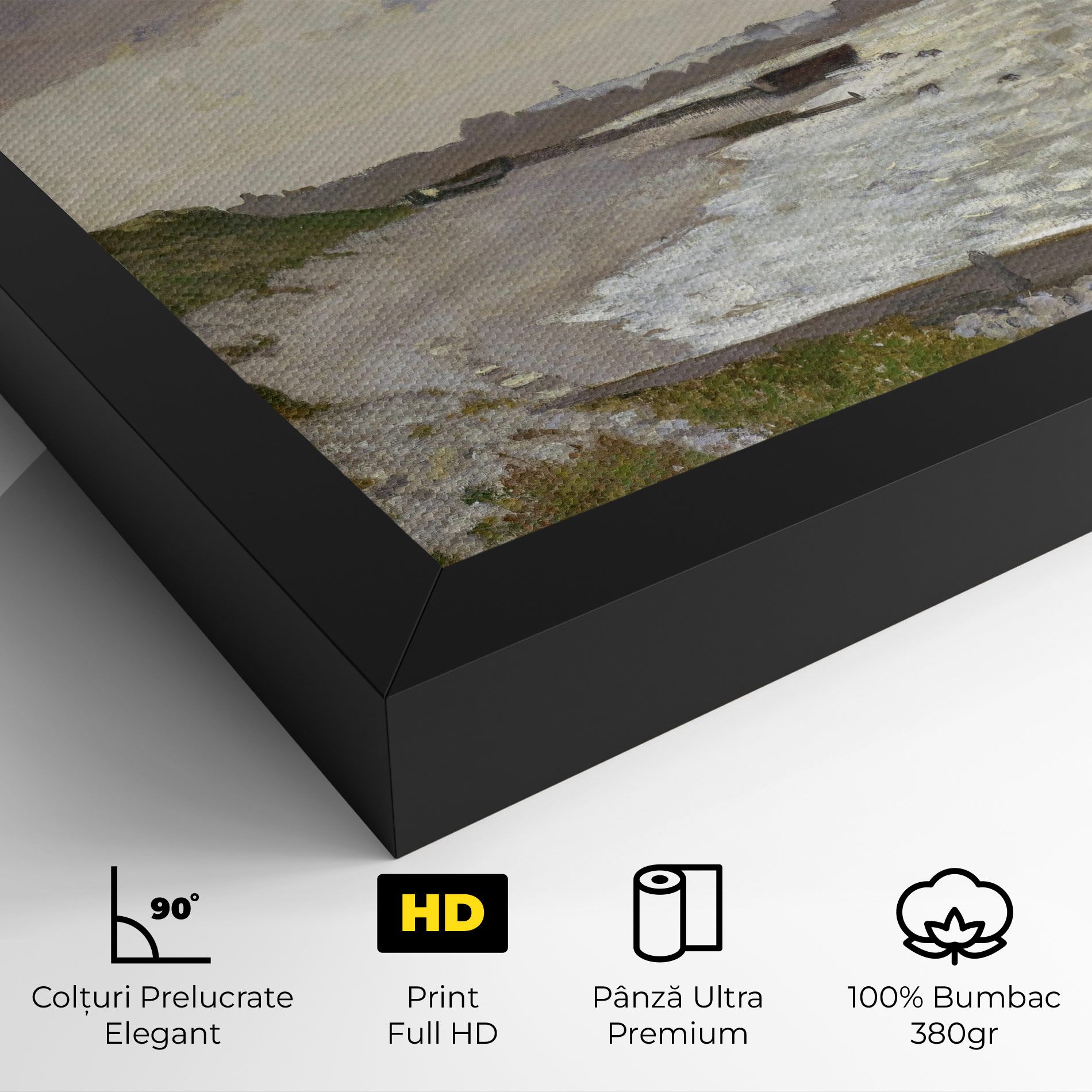 Seashore At Sainte Adresse mockup 4