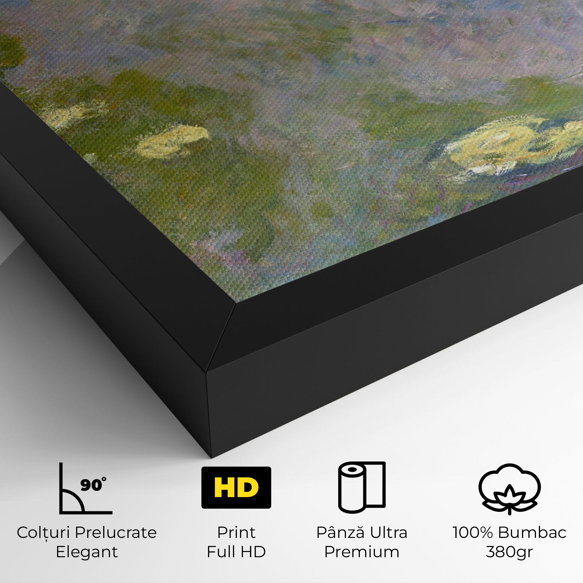 Tablou Canvas Water Lilies Monet mockup 4