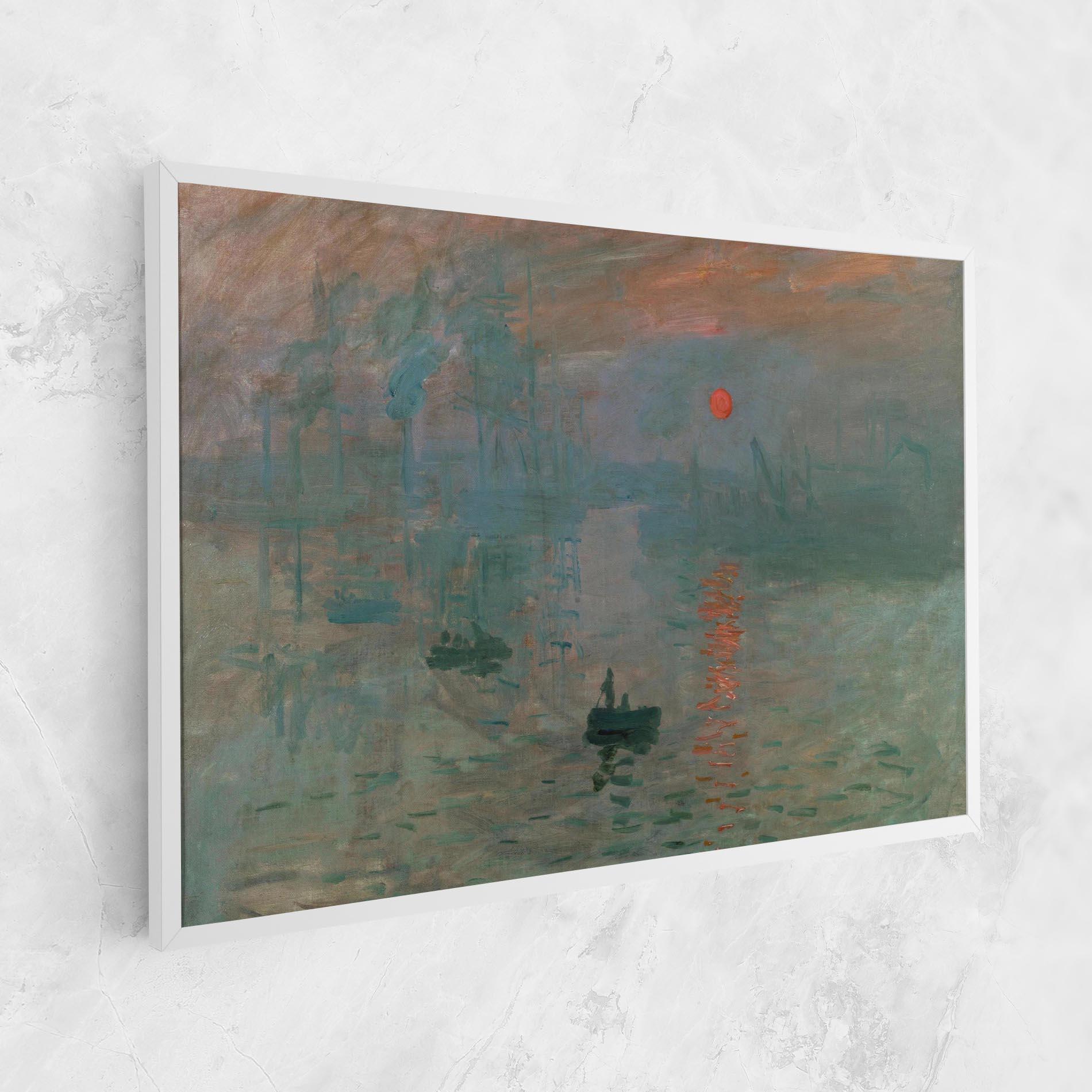Tablou Canvas Monet Sunrise mockup 1