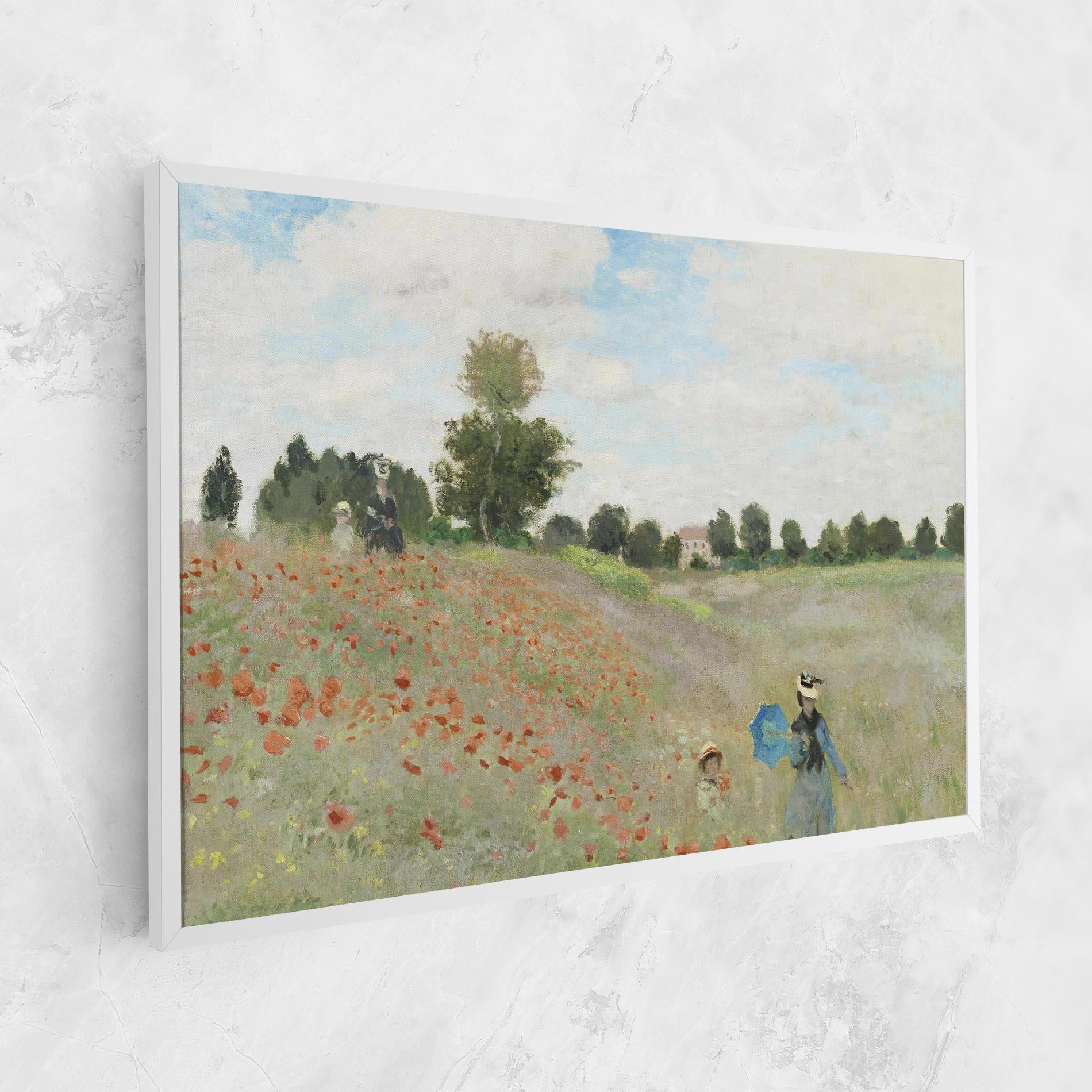 Tablou Canvas Poppy Field Near Argenteuil mockup 1