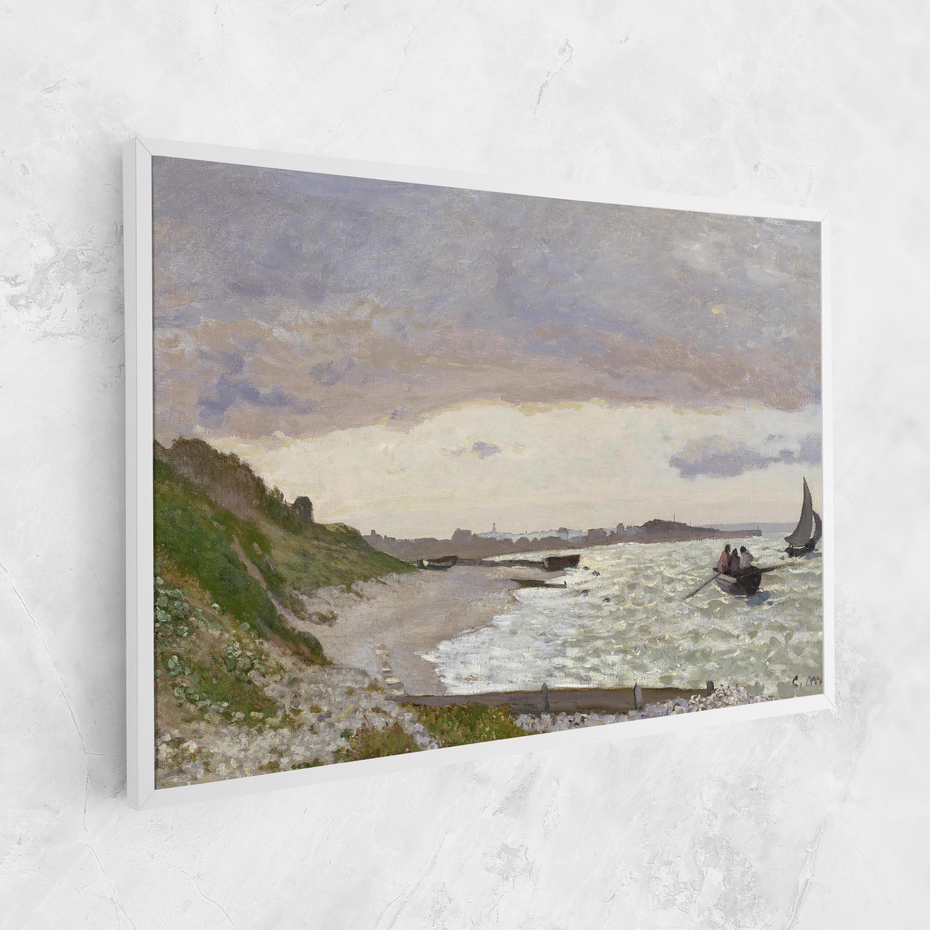 Tablou Canvas Seashore At Sainte Adresse mockup 1