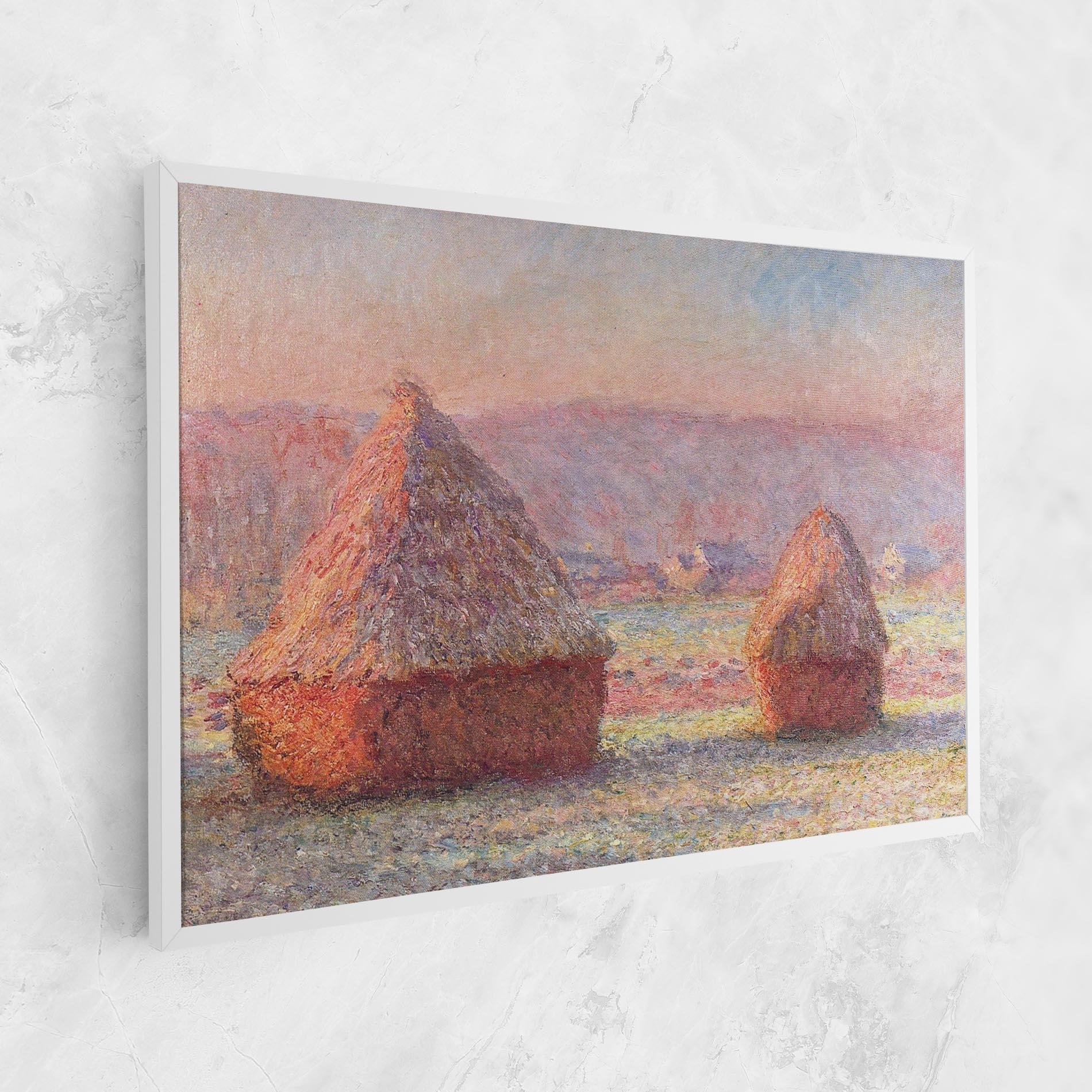 Tablou Canvas White Frost mockup 1