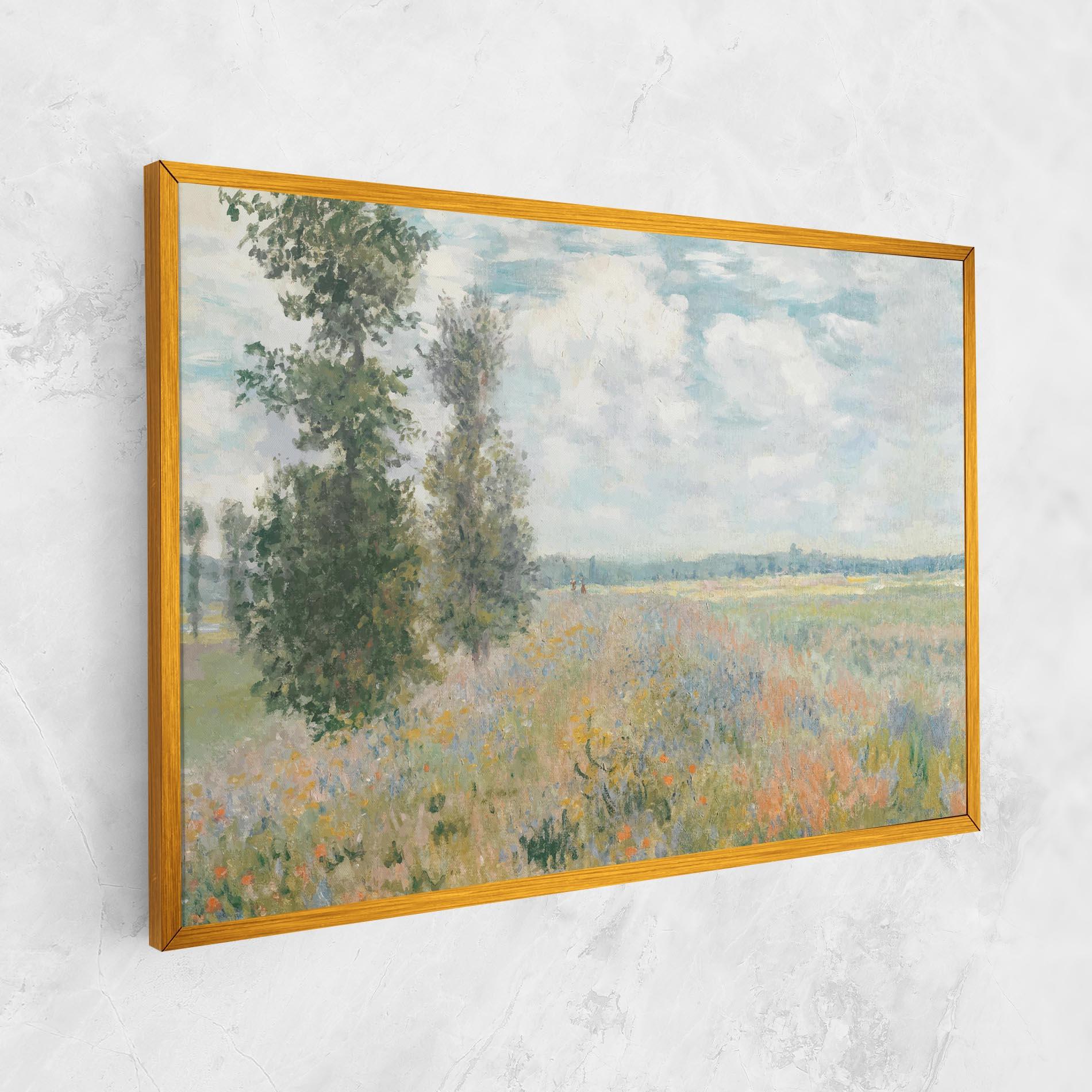 Tablou Canvas Monet's Landscape Background mockup 1