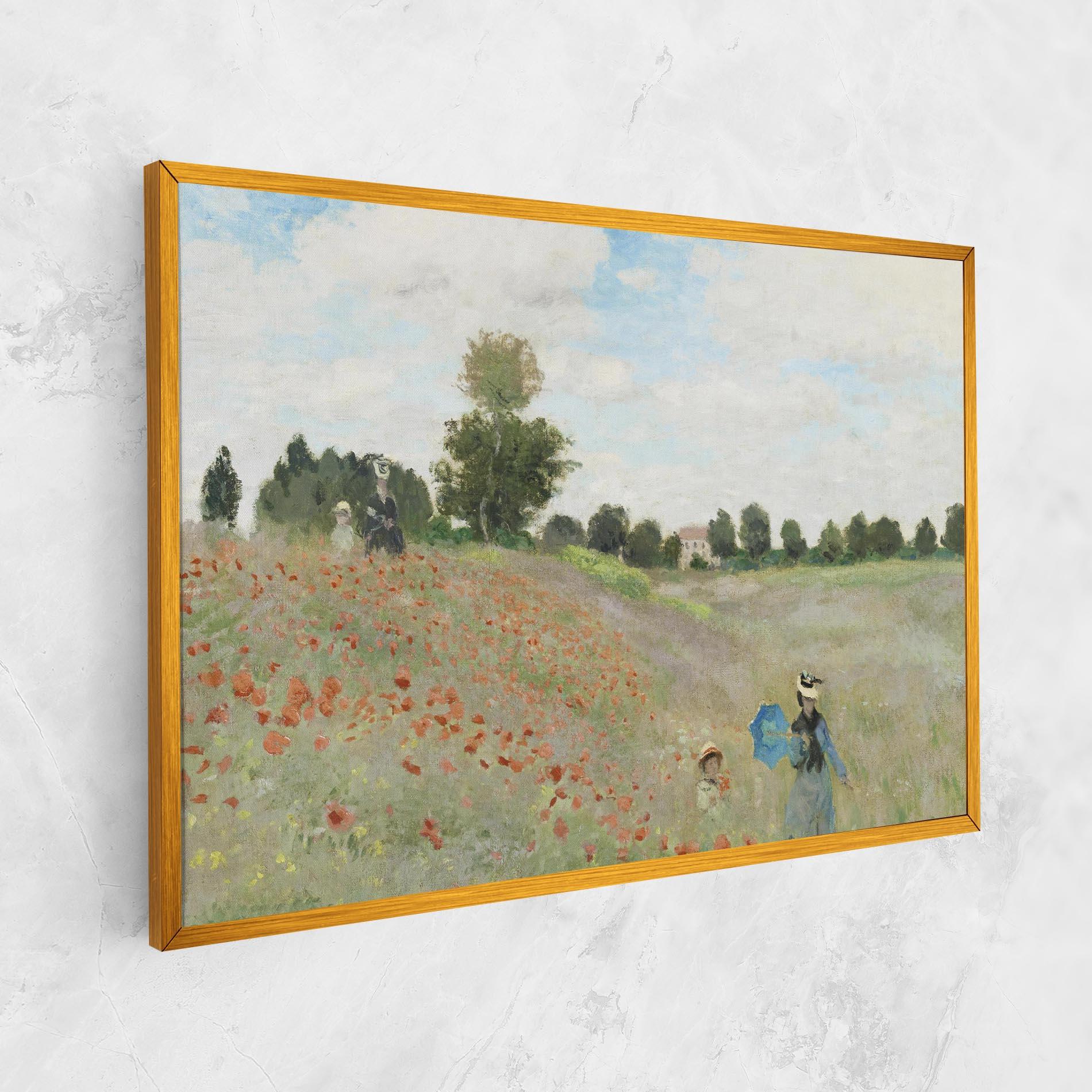 Tablou Canvas Poppy Field Near Argenteuil mockup 1
